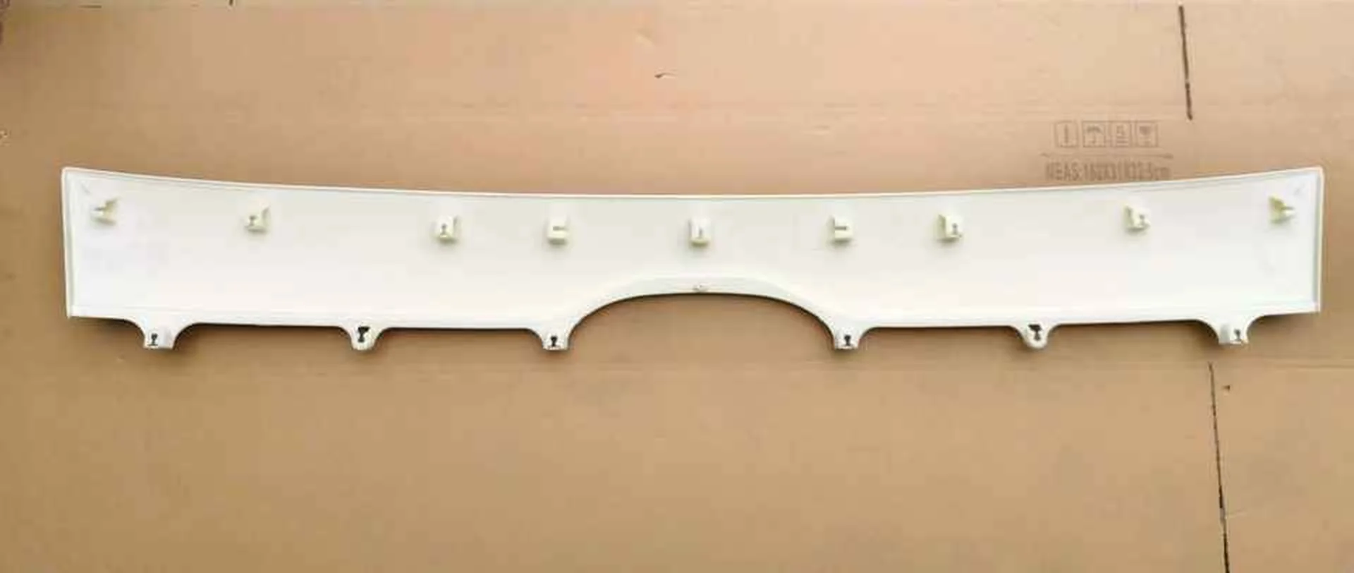 Chrome / White Plastic Front Panel / Garnish for Hino Dominator 500 / New 500