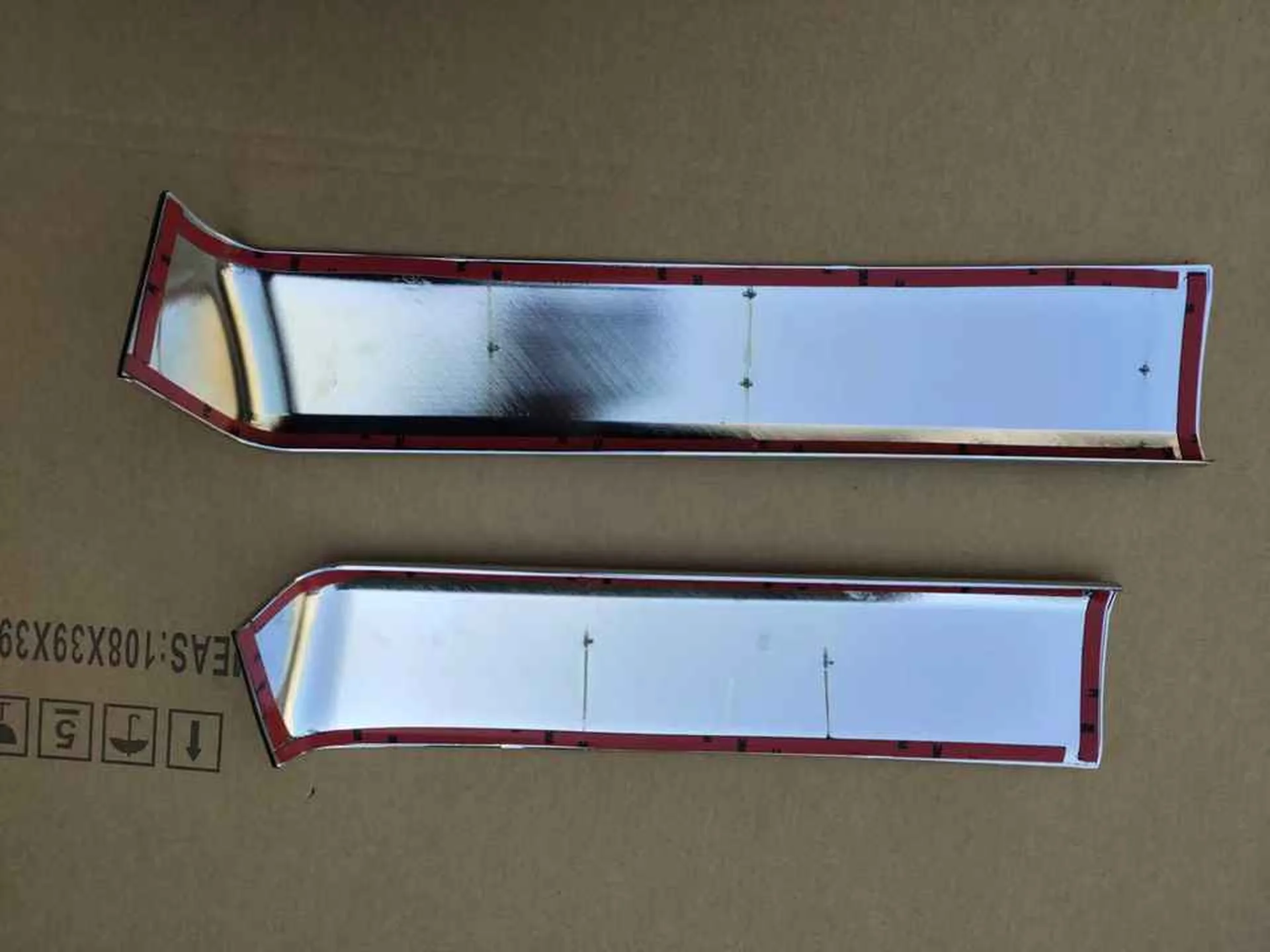 Chrome Plastic Door / Window Trim for Hino New Mega 700