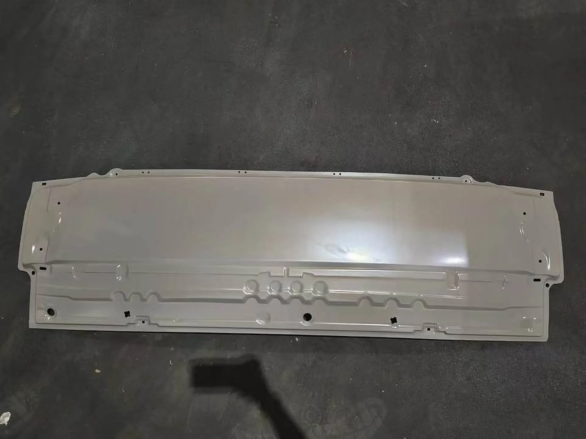 145/175CM Gray / Blue Metal Front Panel / Garnish for Isuzu NQR 600P