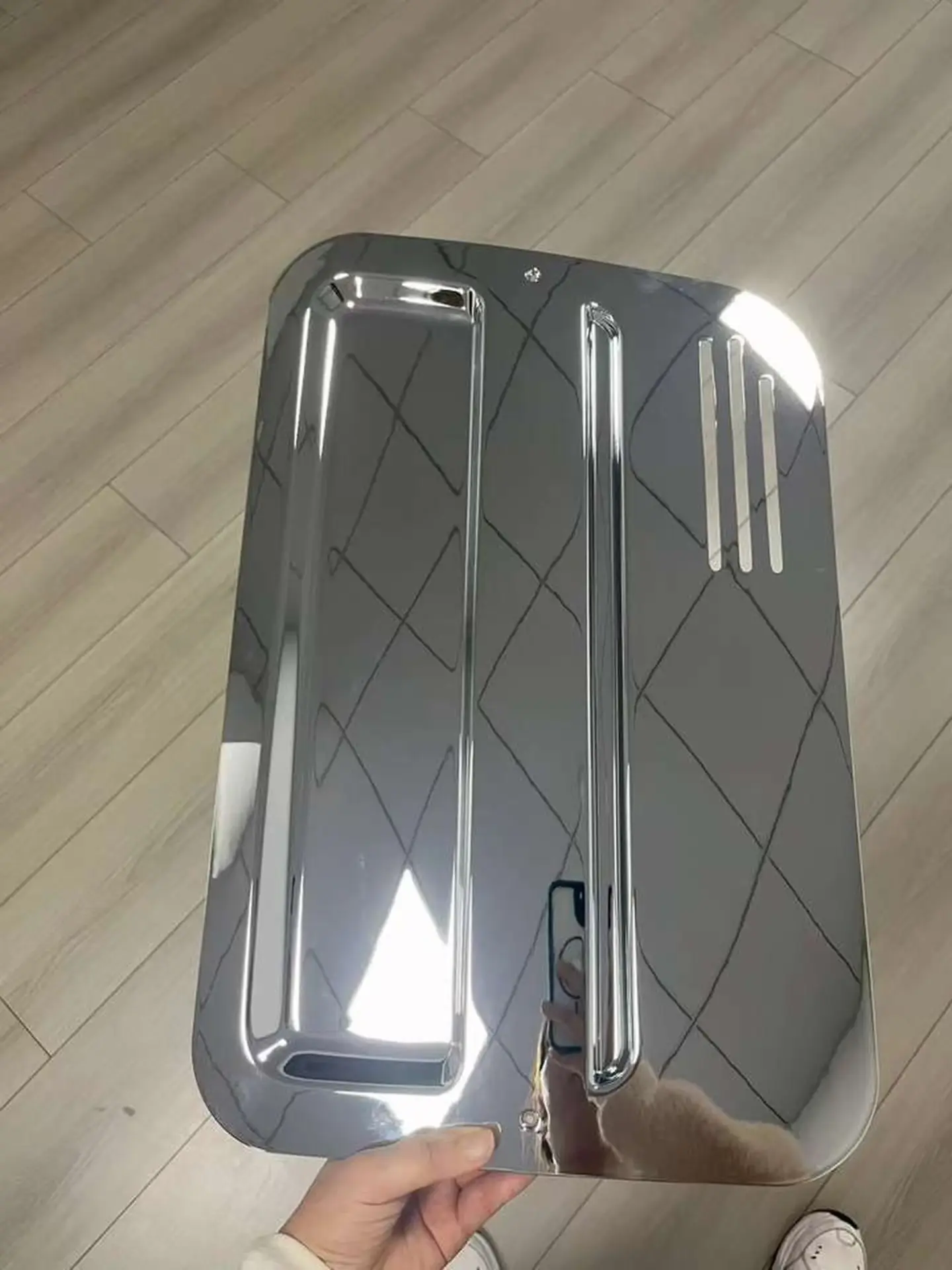 Chrome Plastic Pillar Garnish for Mitsubishi Fuso F420