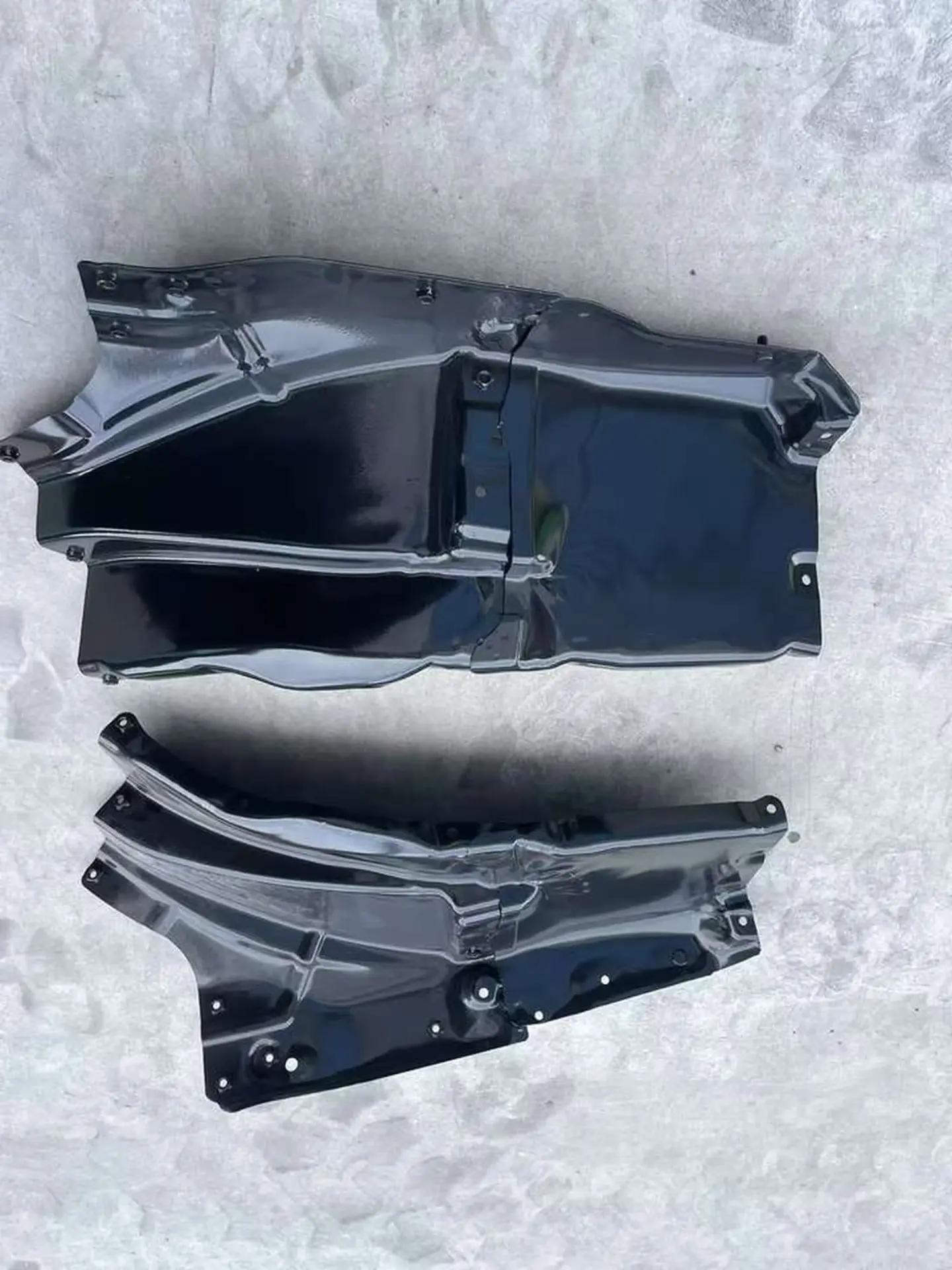 70*33CM Black Metal Step Panel for Hino Victor