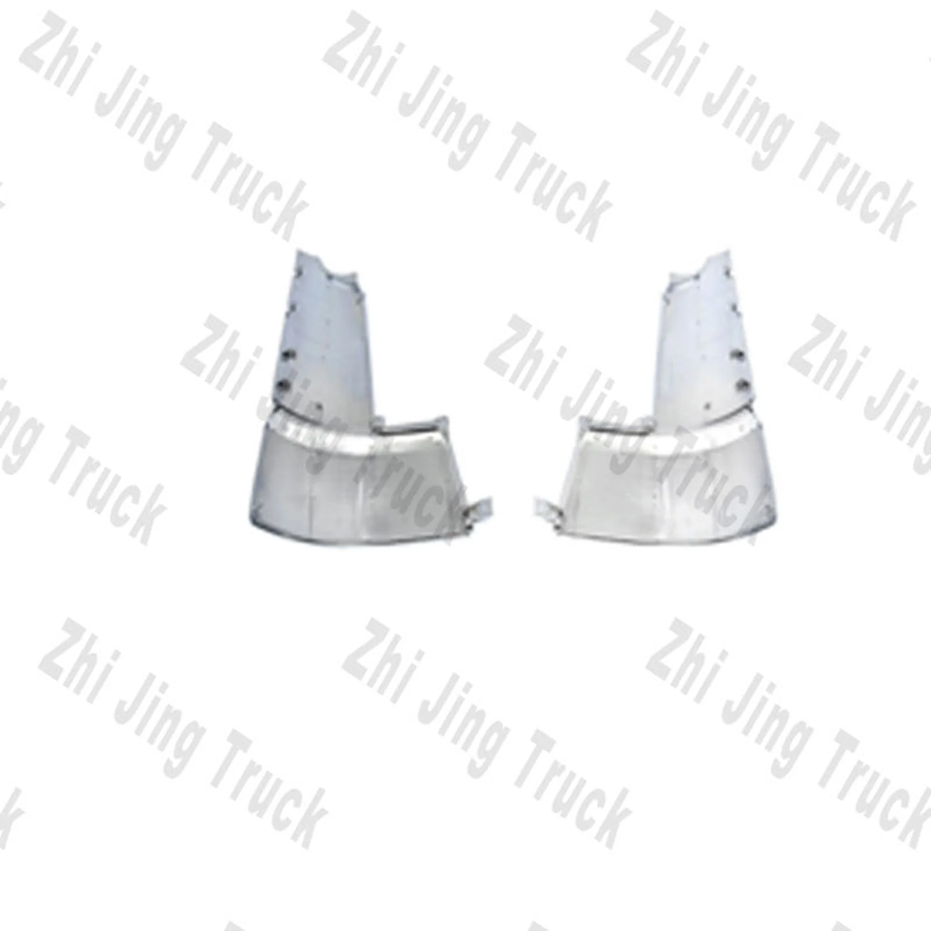 Chrome ABS Plastic / Stainless Steel Corner Panel for Mitsubishi Fuso 2017