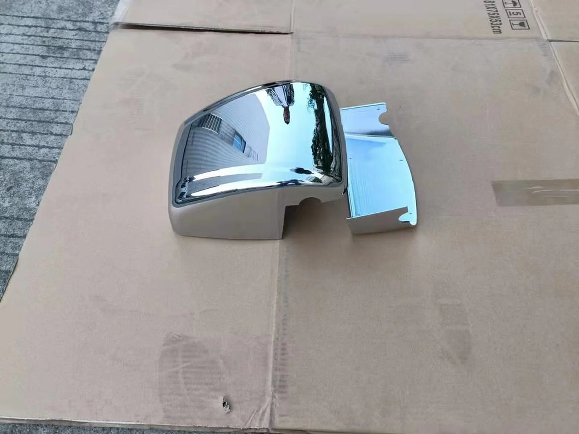 Chrome Plastic Mirror / Mirror Cover for Hyundai Trago