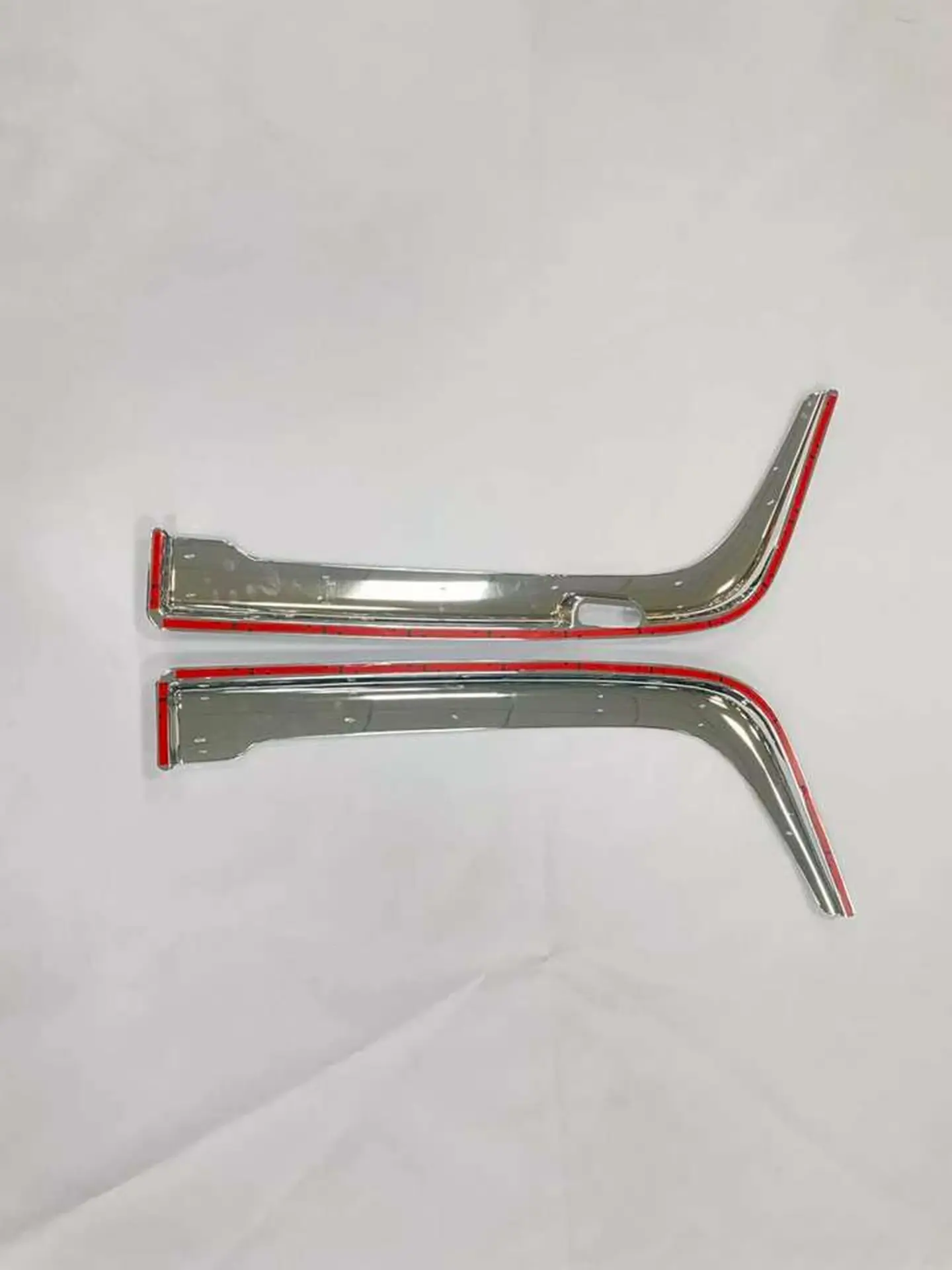 Chrome Plastic Rain Shield / Visor for Mitsubishi FM1524 / FM65F