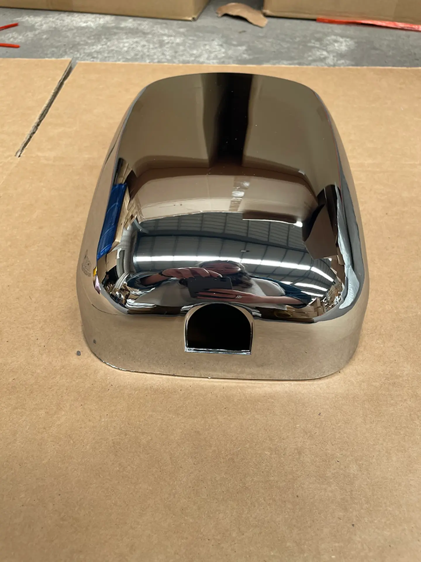 Chrome Plastic Mirror / Mirror Cover for Isuzu NPR 100P