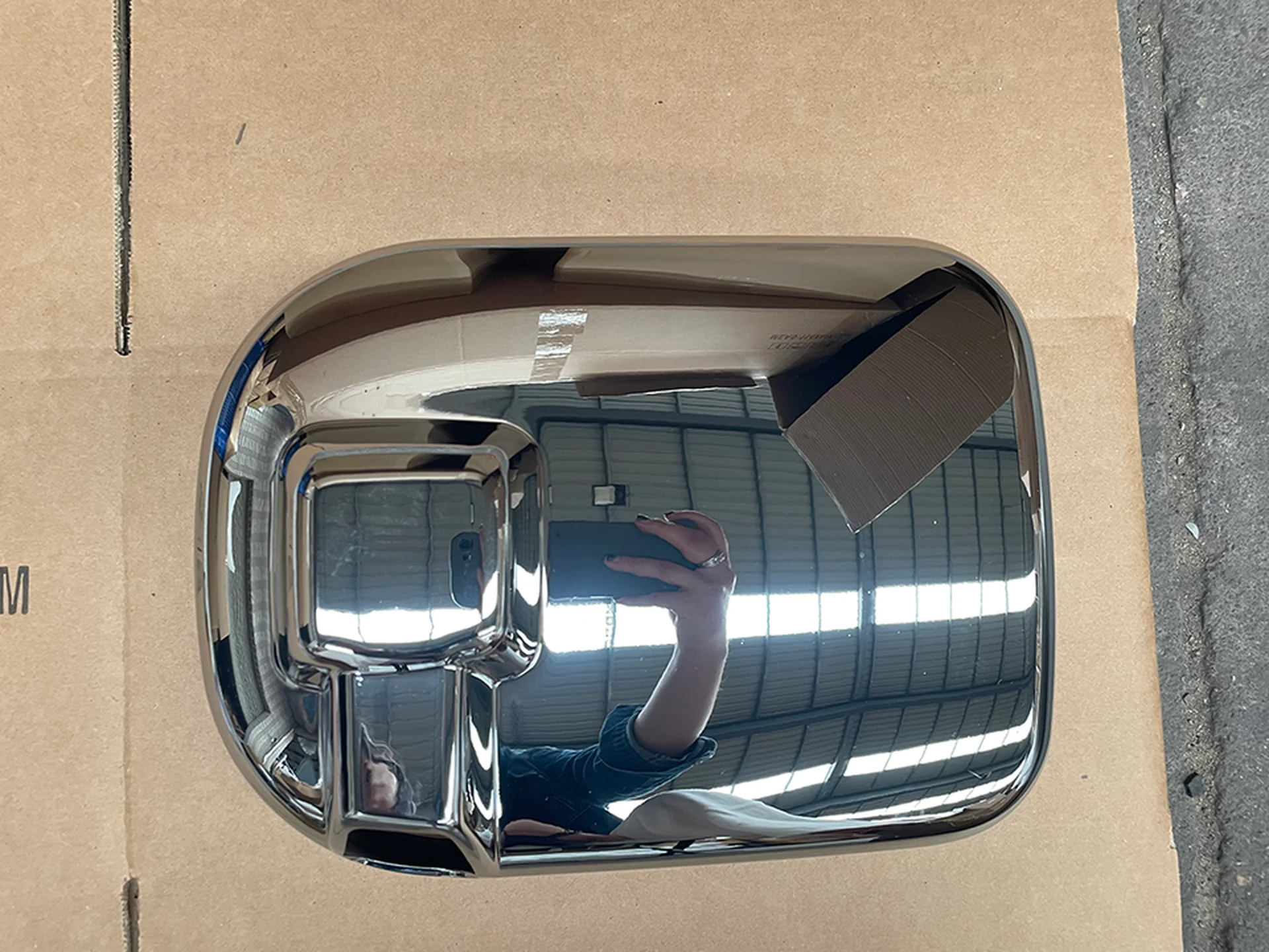 Chrome Plastic Mirror / Mirror Cover for Nissan PKB / CWM454