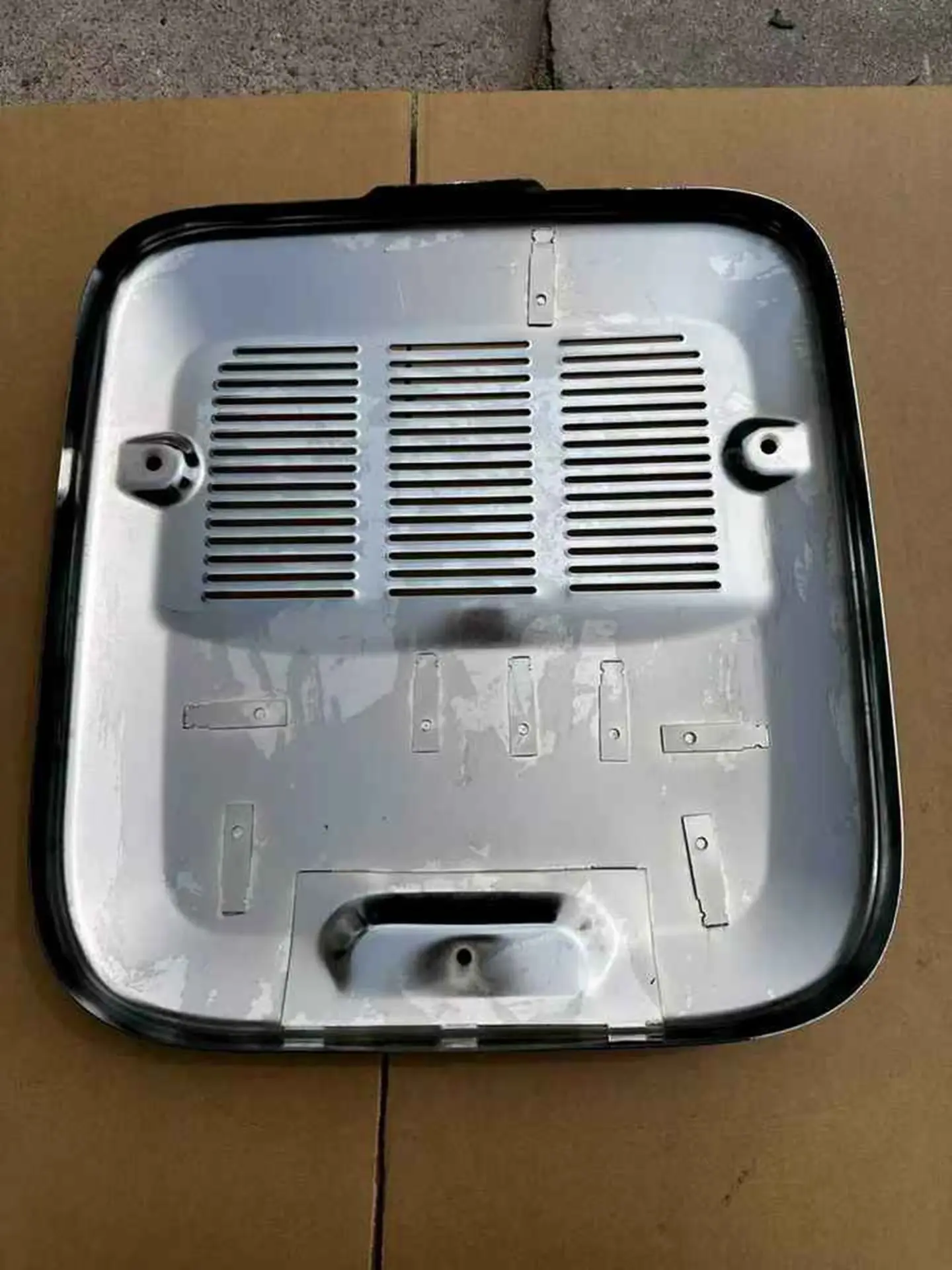 Chrome Metal / Iron Muffler Cover for Hino Mega 700