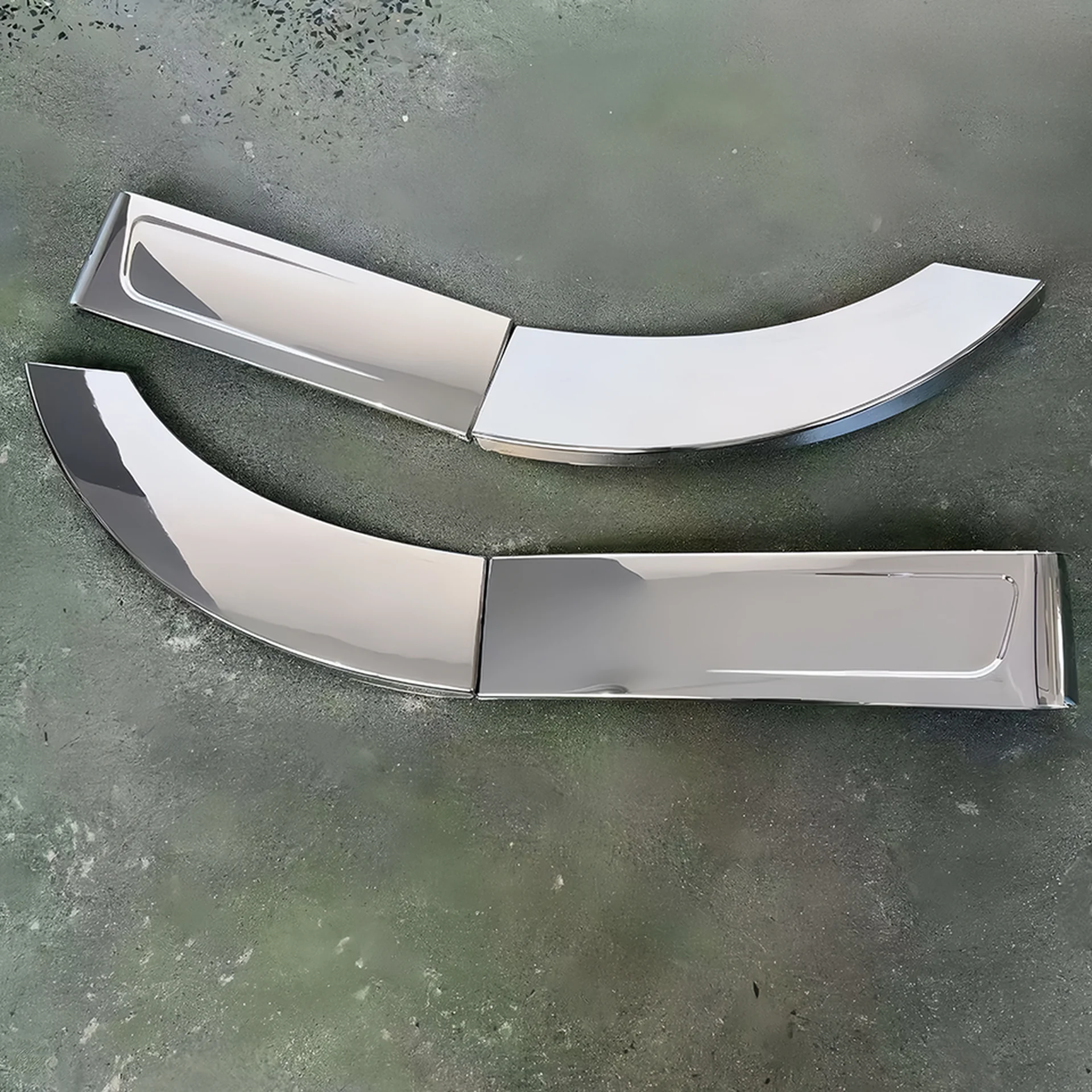 Chrome Plastic Fender / Mud Flap for Hino Mega 700