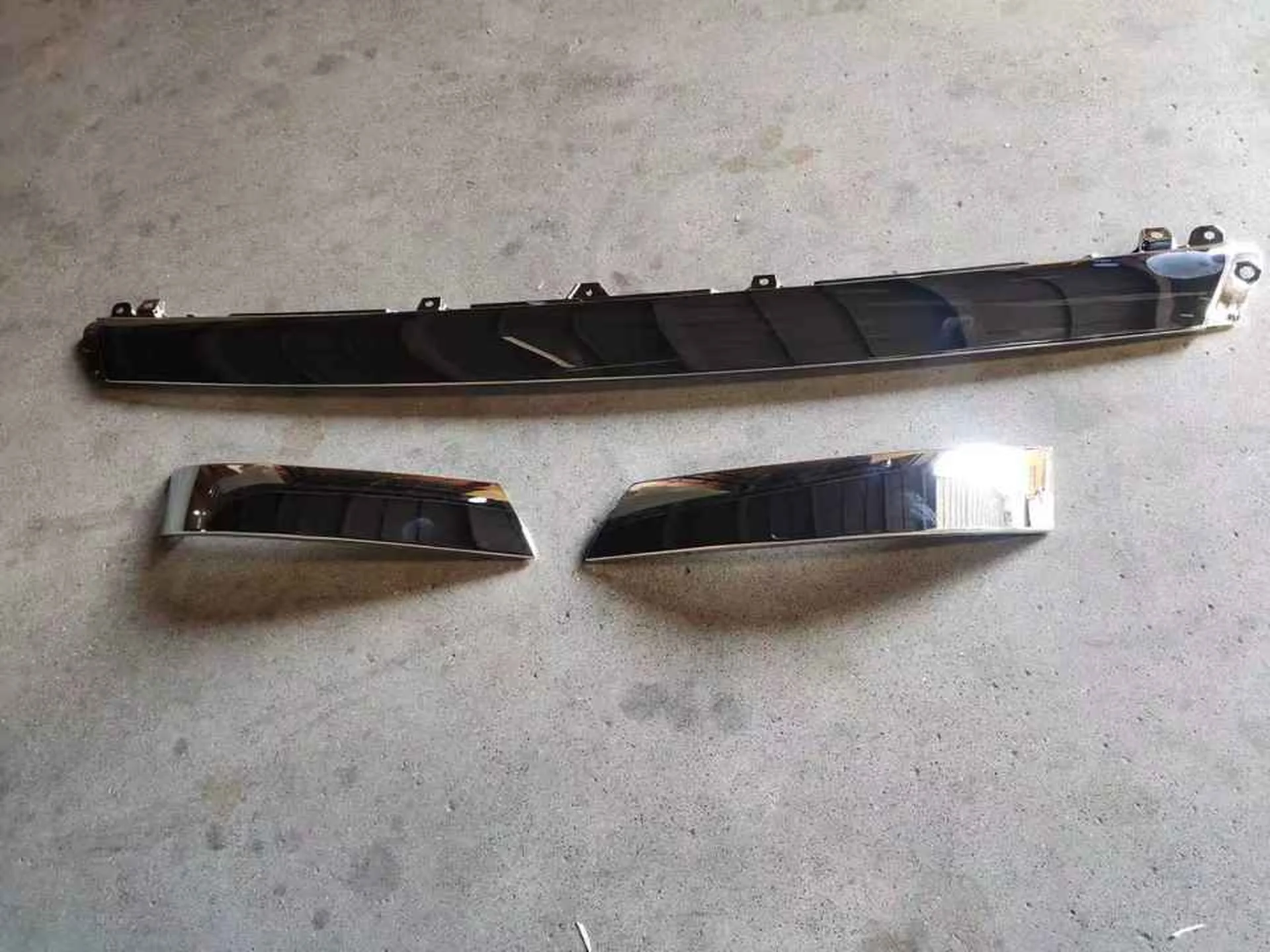 Chrome Plastic Front Panel / Garnish for Hino 300 Dutro