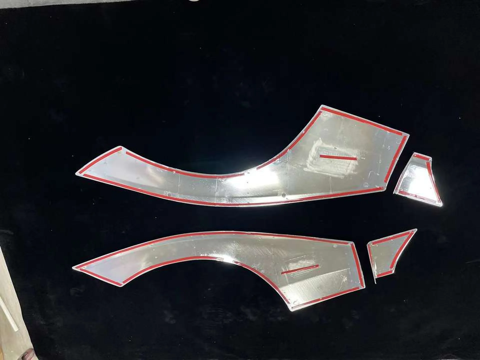 Chrome Plastic Door / Window Trim for Hino 300 Dutro