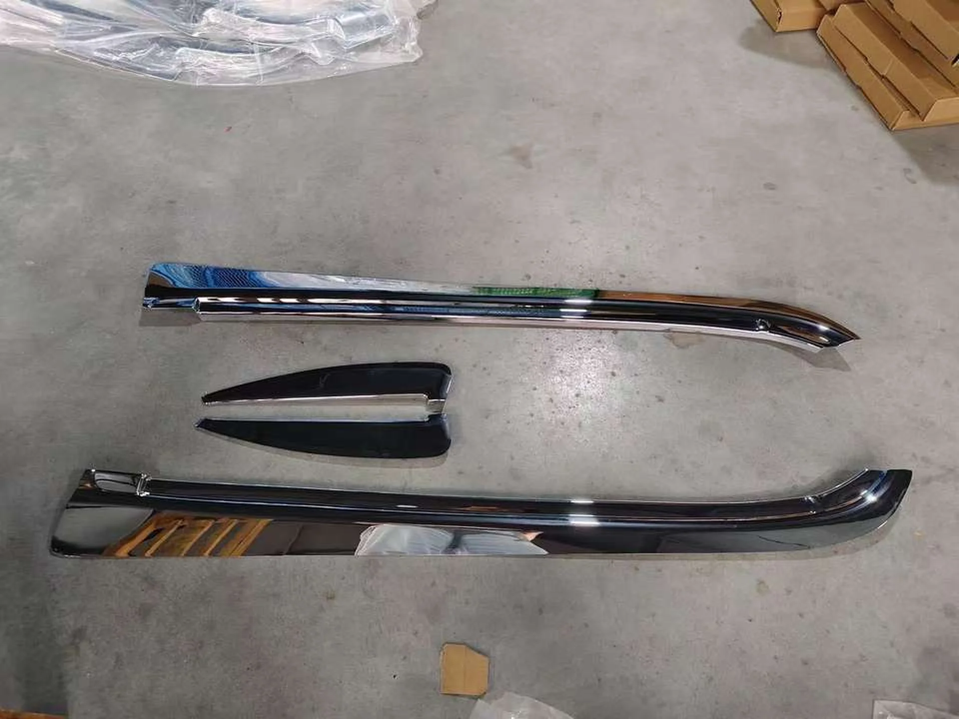 Chrome Plastic Door / Window Trim for Hino 300 Dutro
