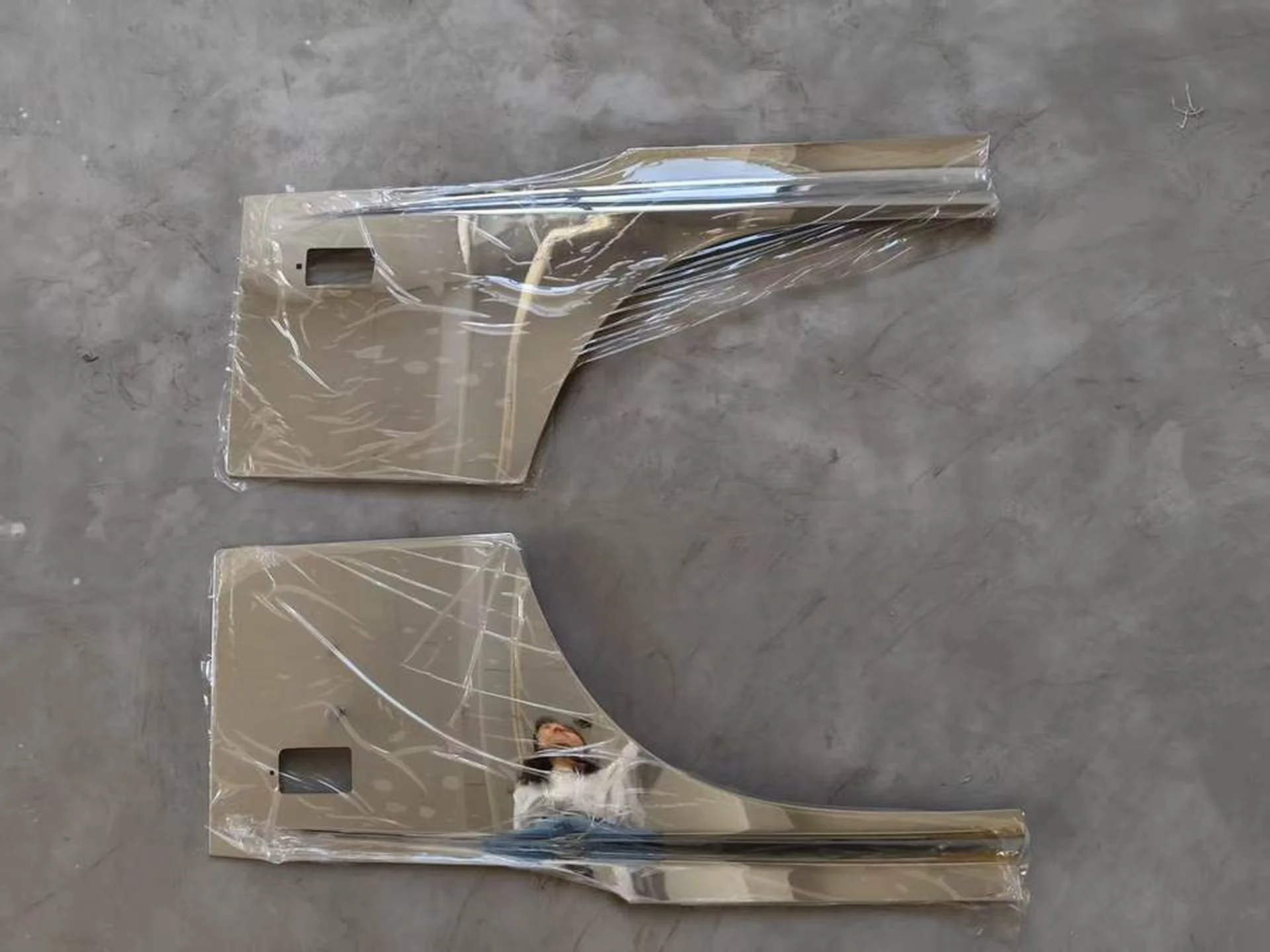 Chrome Plastic Door / Window Trim for Hino Dominator 500 / New 500
