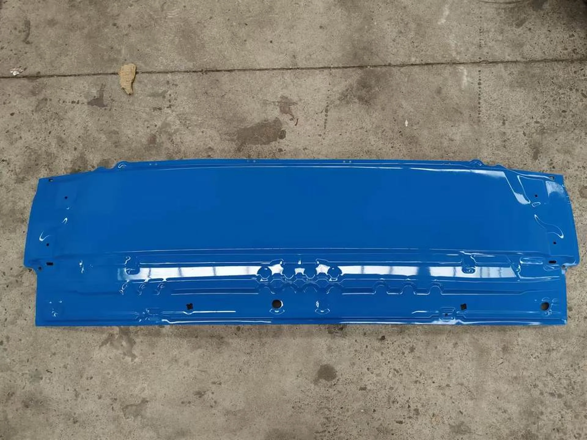 145/175CM Gray / Blue Metal Front Panel / Garnish for Isuzu NQR 600P
