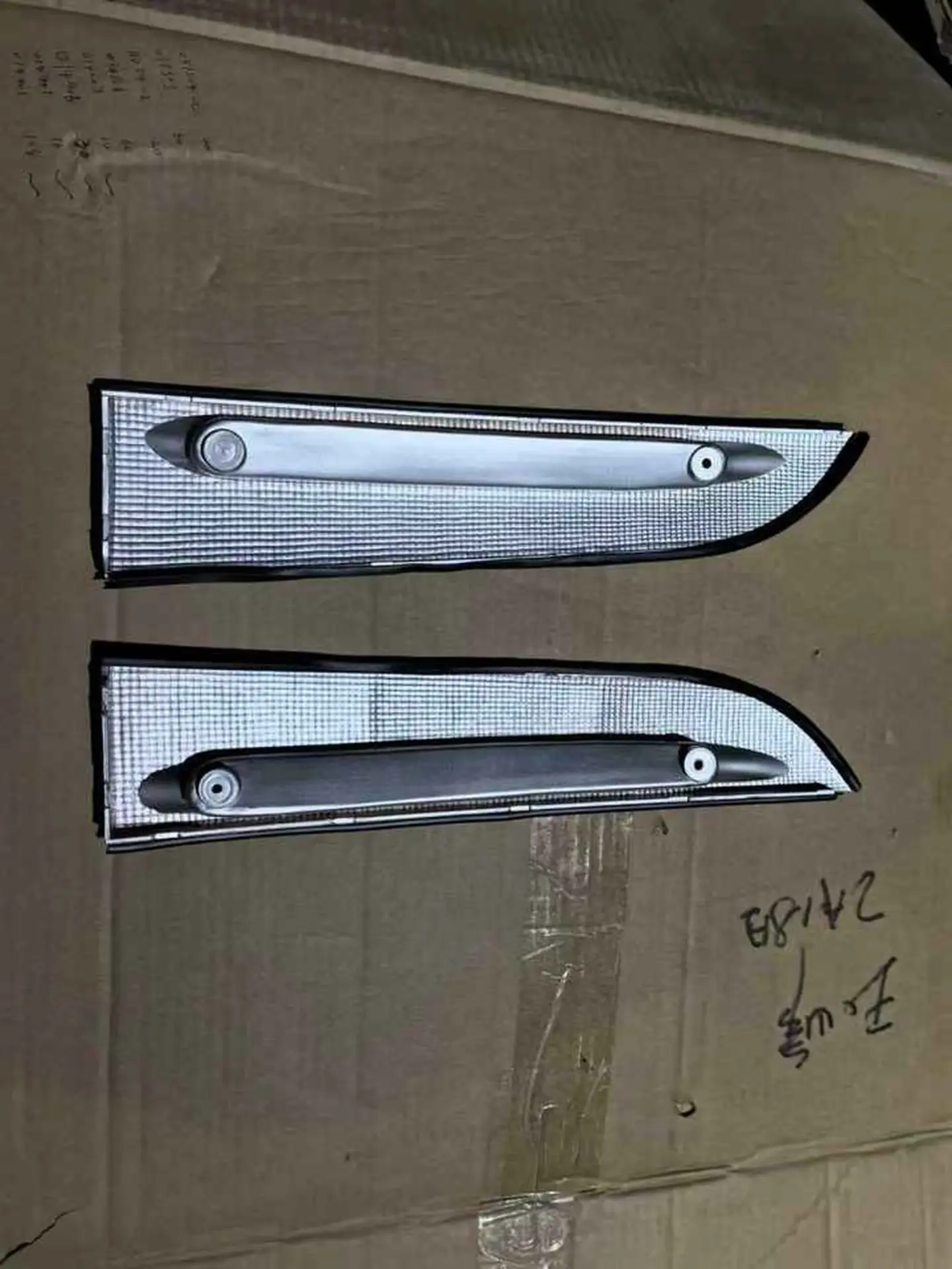 37*8CM White / Yellow Plastic Trim / Cover for Isuzu NPR 100P