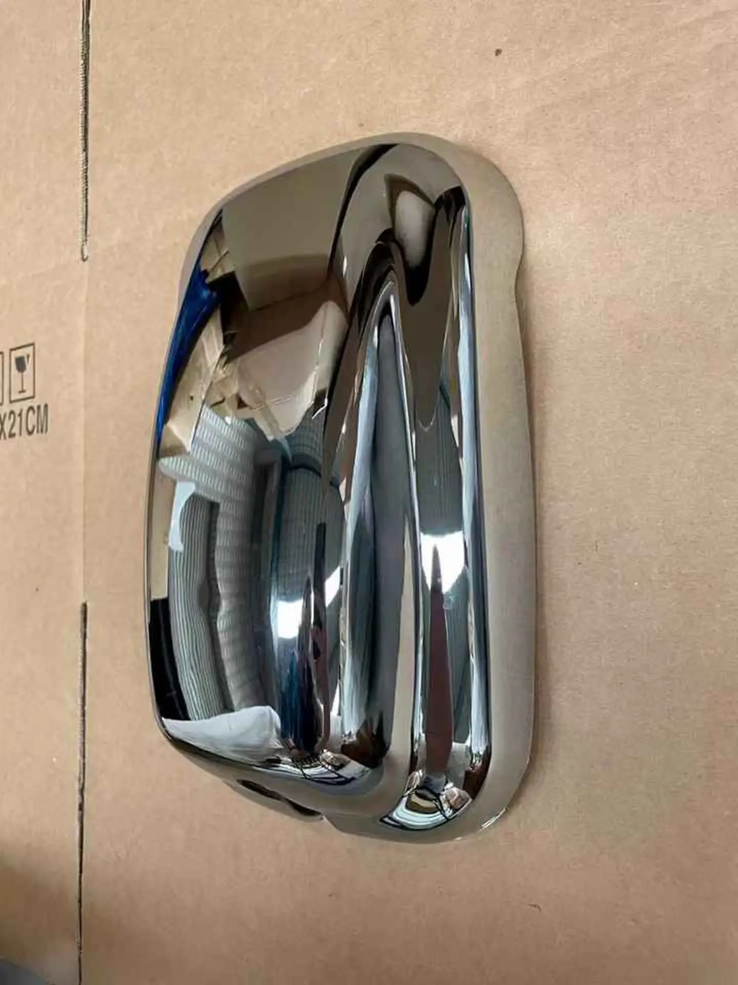 28.5*17CM Chrome Plastic Mirror / Mirror Cover for Mitsubishi Canter 2007