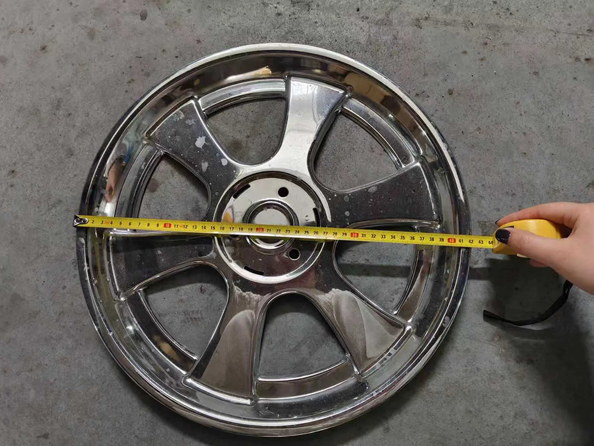 Chrome Stainless Steel / Metal Wheel Cover for Mitsubishi
