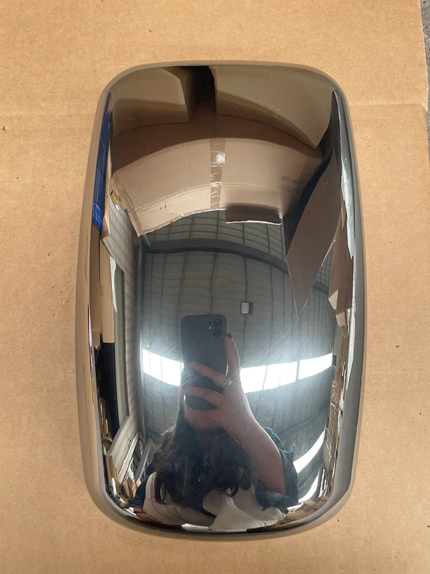 Chrome Plastic Mirror / Mirror Cover for Isuzu NQR 600P