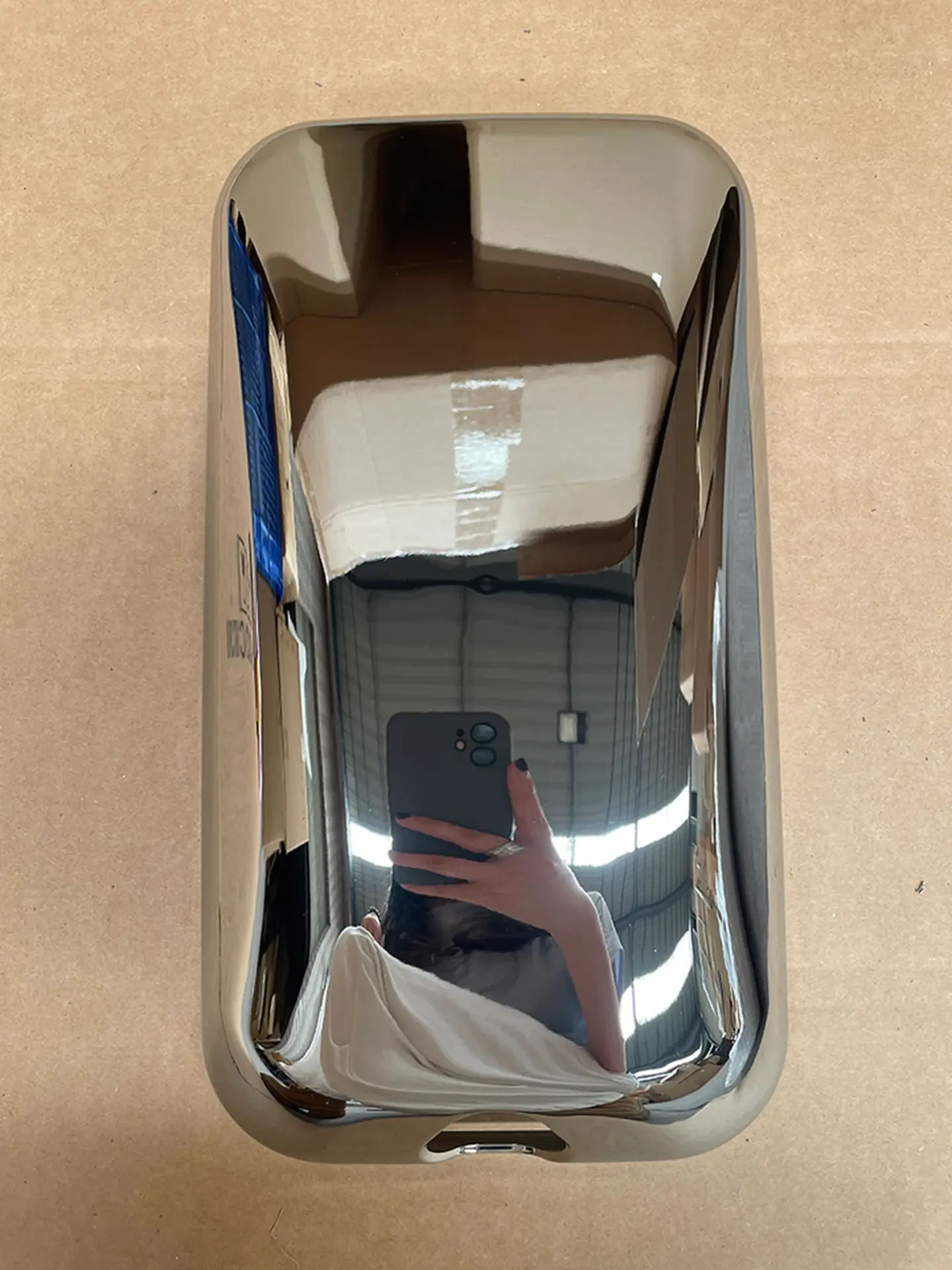 Chrome Plastic Mirror / Mirror Cover for Isuzu NPR 100P