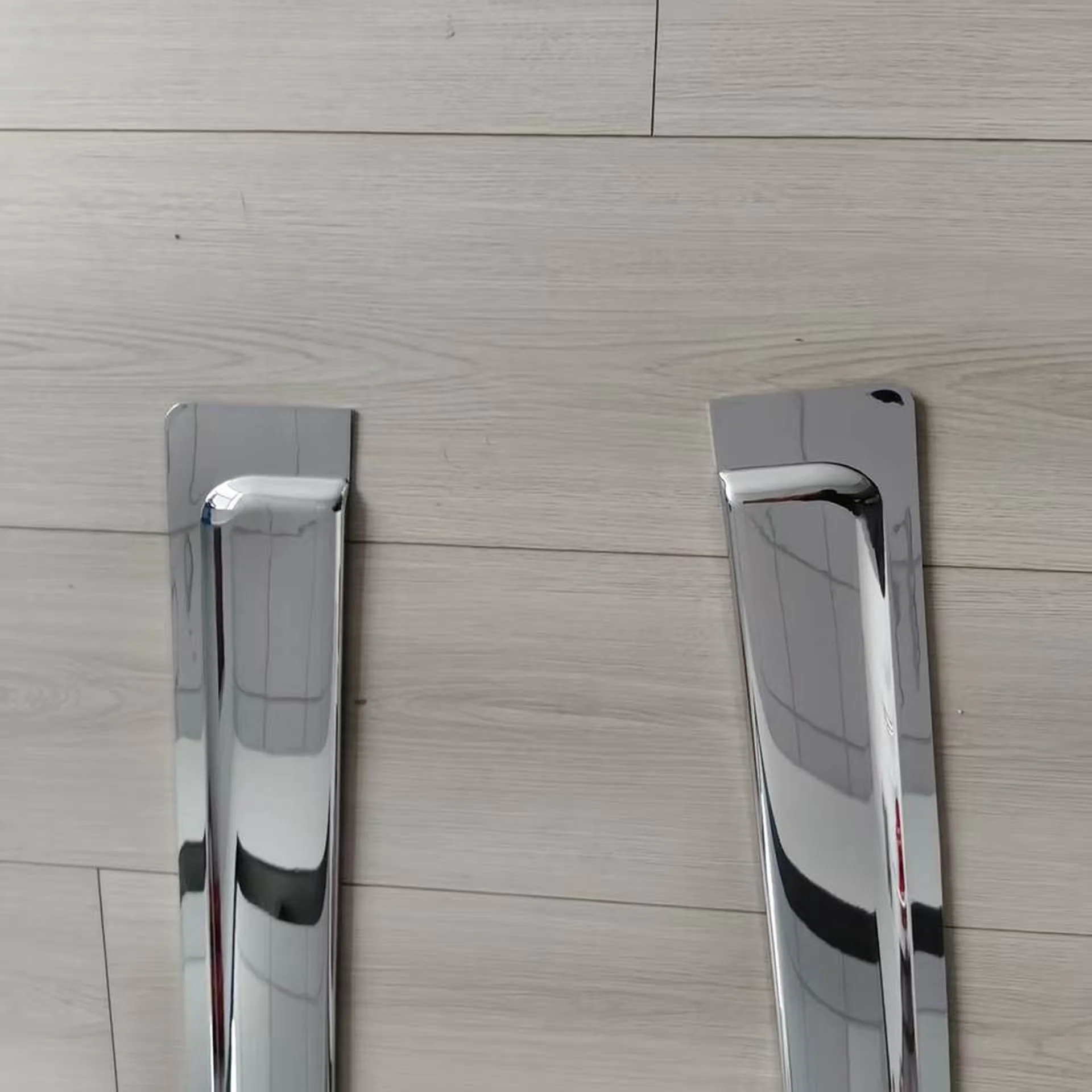 Chrome Plastic Rain Shield / Visor for Isuzu