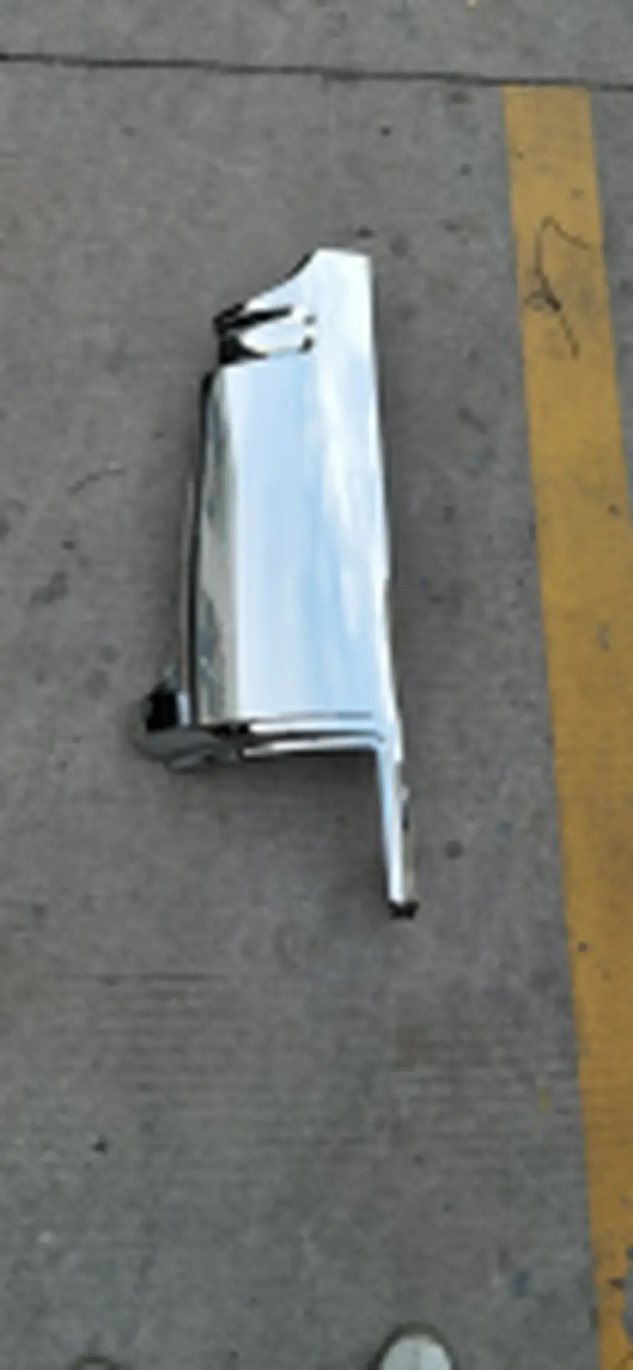 35*24CM Chrome Metal Corner Panel for Hino Profia
