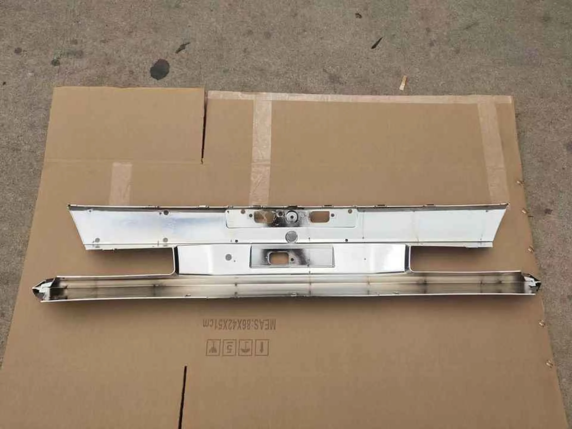 110*125CM Chrome Plastic Bumper for Hino Dominator 500 / New 500
