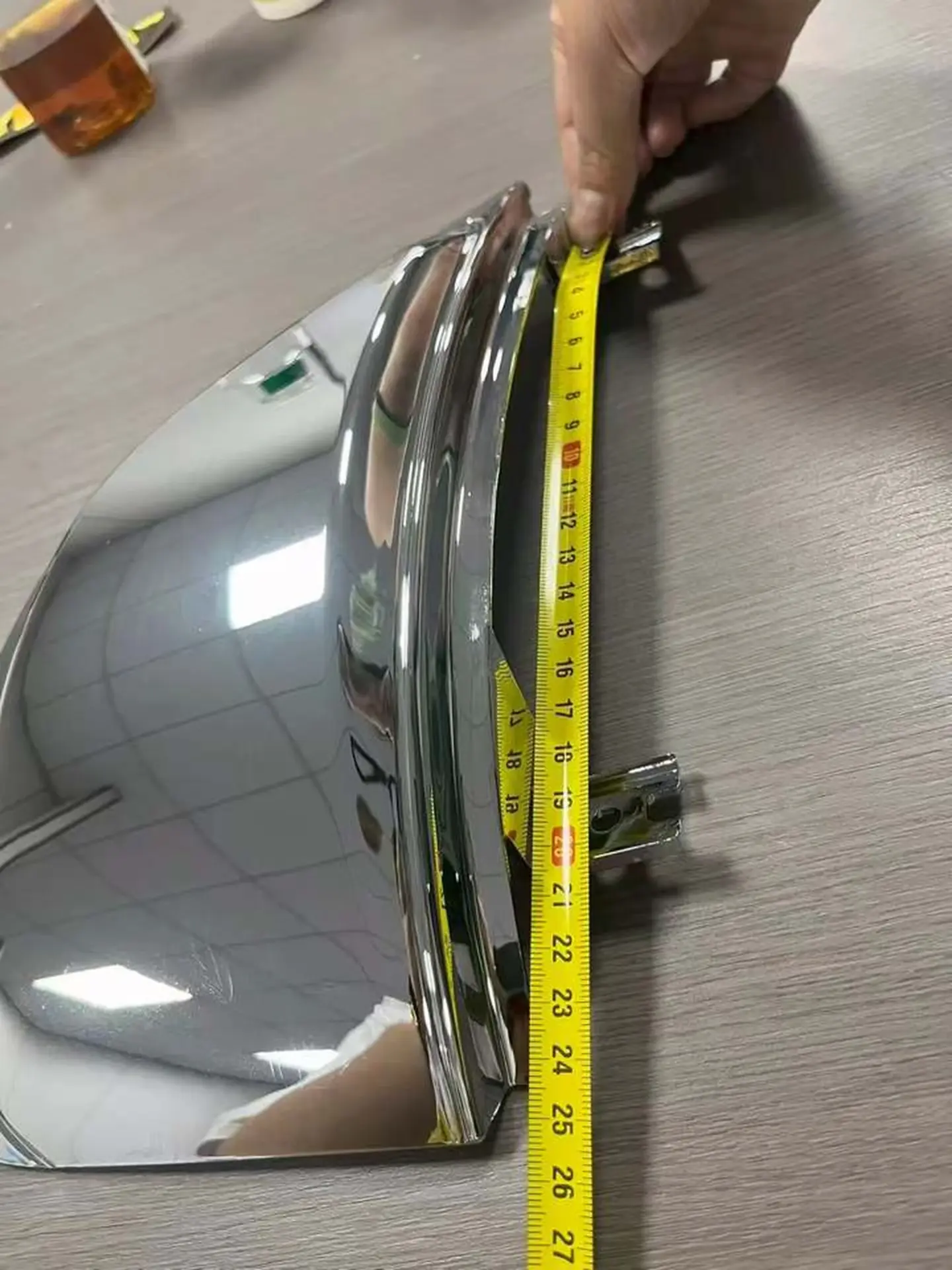 Chrome / Black Plastic Corner Panel for Isuzu NPR 700P