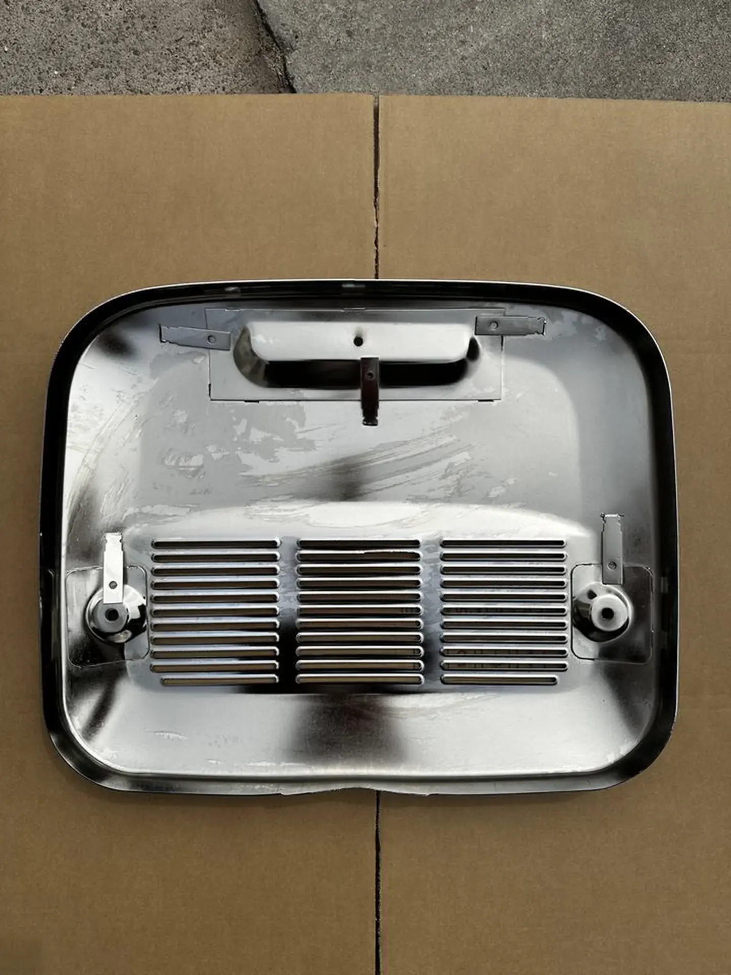 Chrome Metal / Iron Muffler Cover for Hino Mega 500