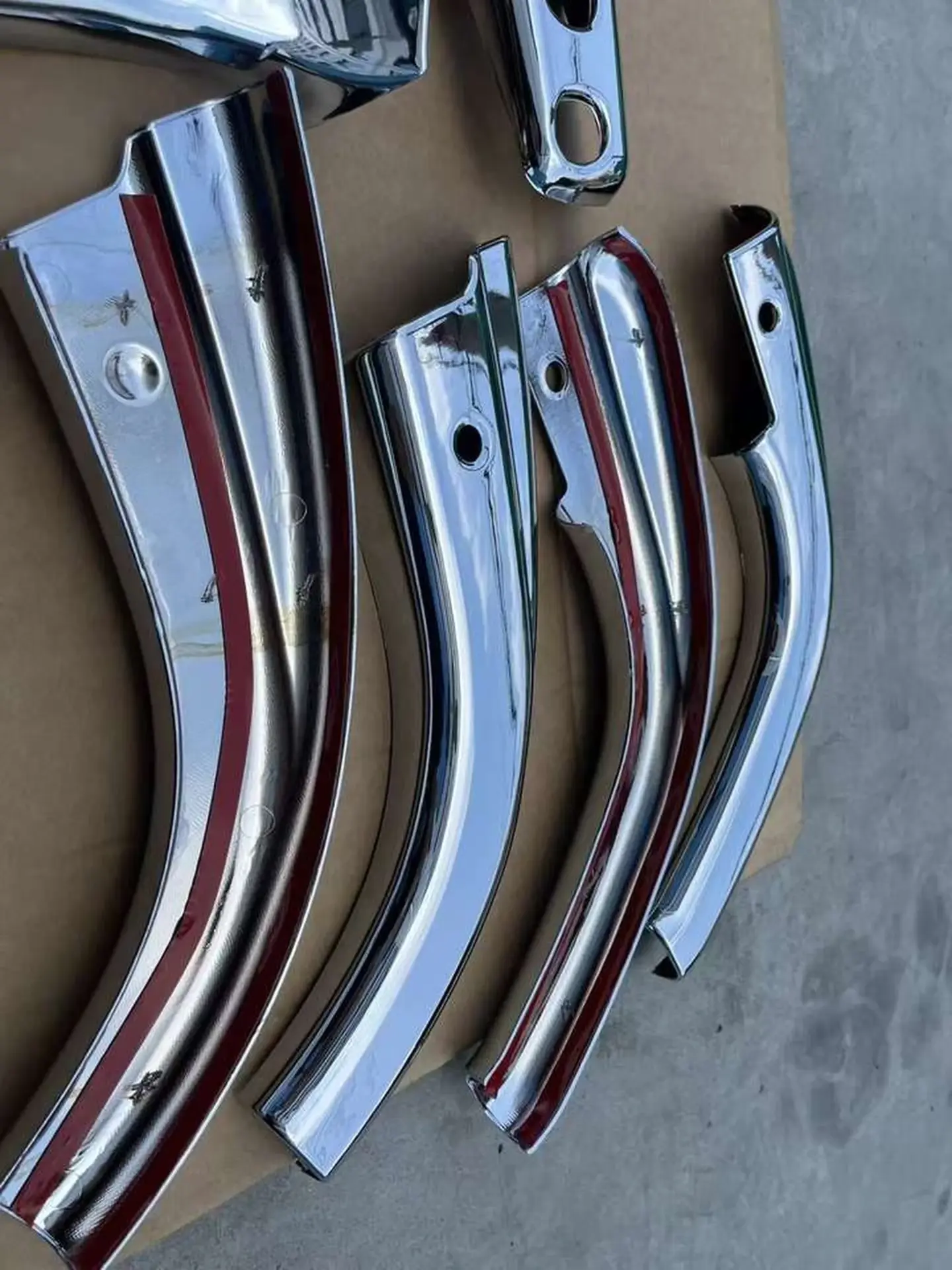 Chrome Plastic Mirror / Mirror Cover for Mitsubishi Fuso F380