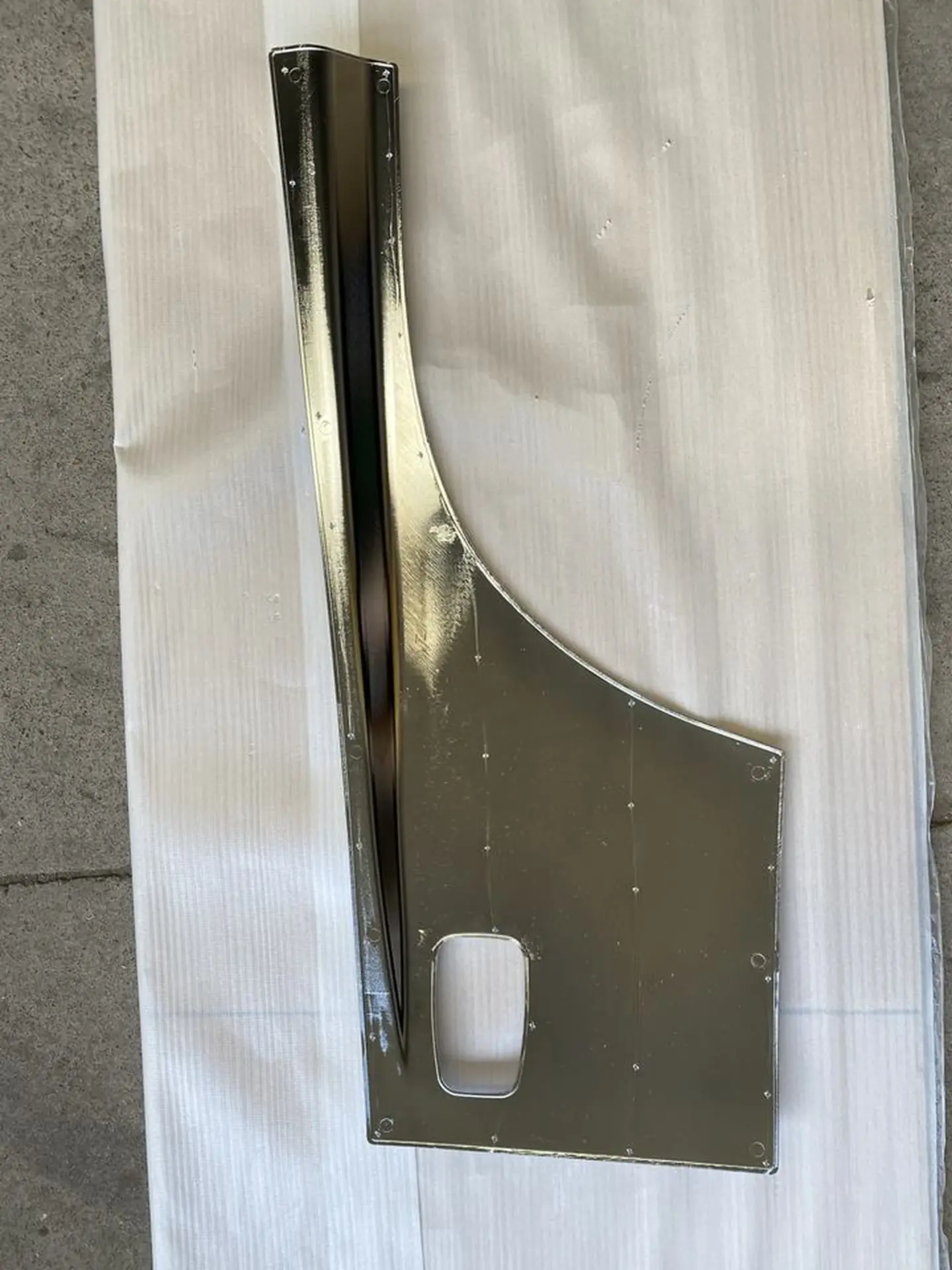 Chrome Plastic Door / Window Trim for Hino Mega 700