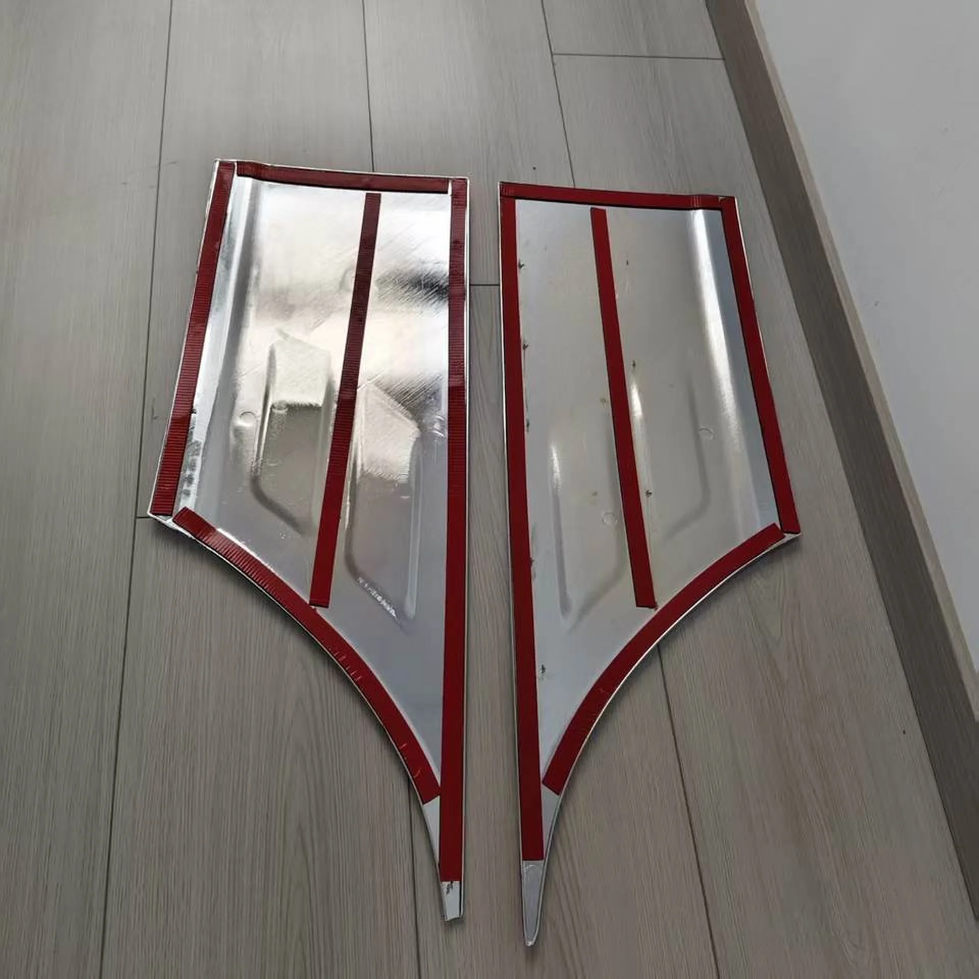 Chrome Plastic Door / Window Trim for Mitsubishi Canter 2007