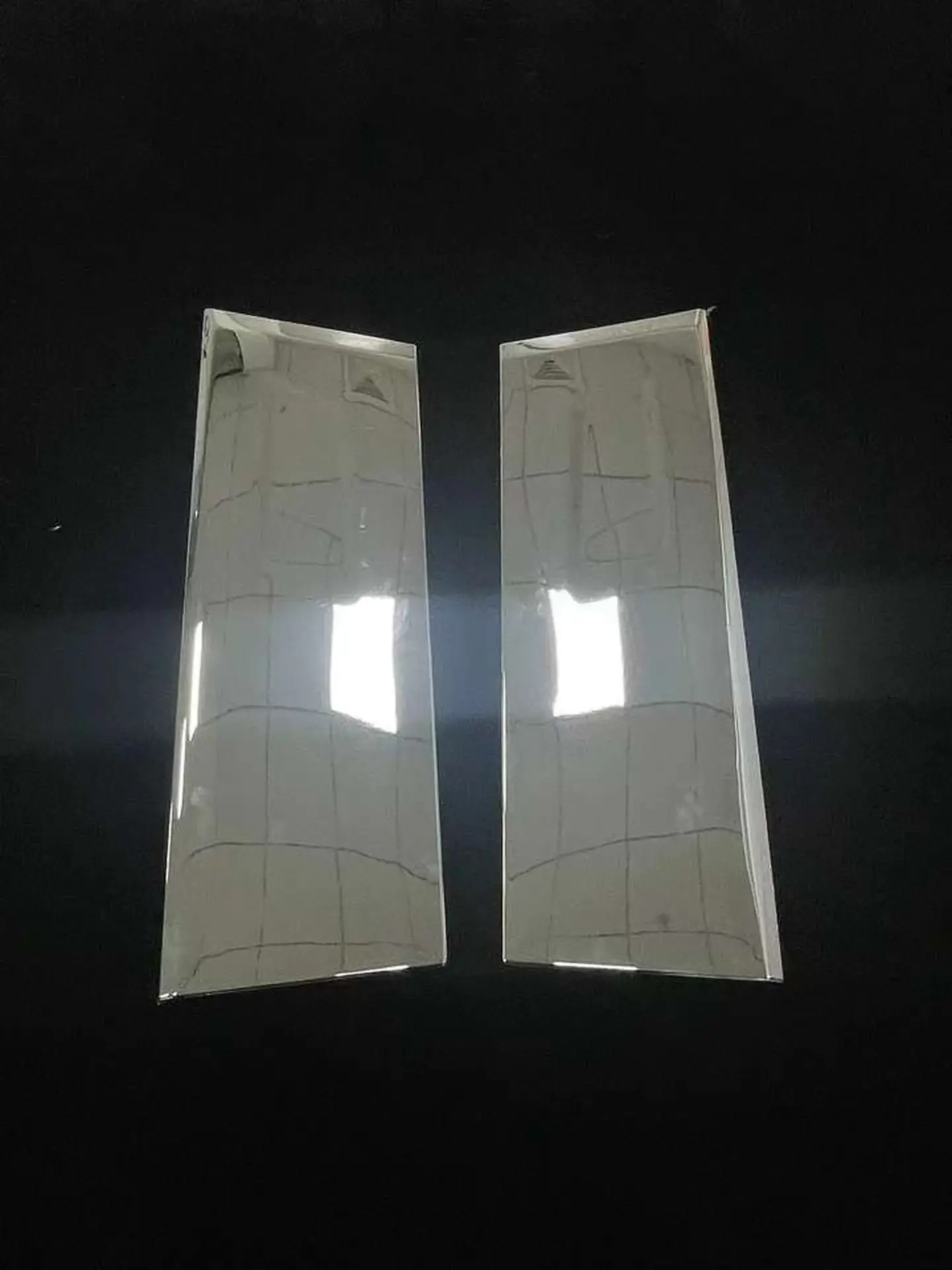 Chrome Plastic Door / Window Trim for Mitsubishi Canter 2007
