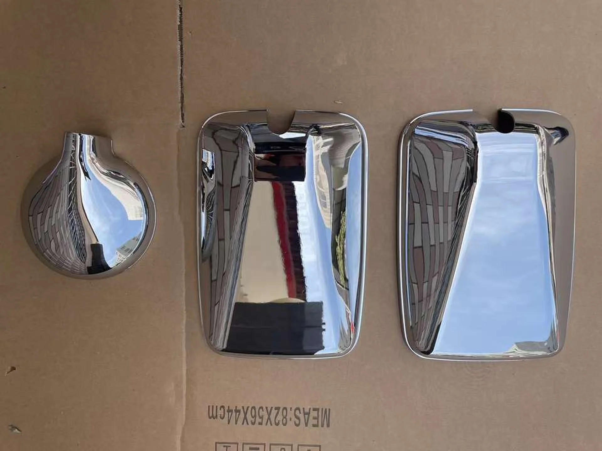28.5*17CM Chrome Plastic Mirror / Mirror Cover for Mitsubishi Canter 2007
