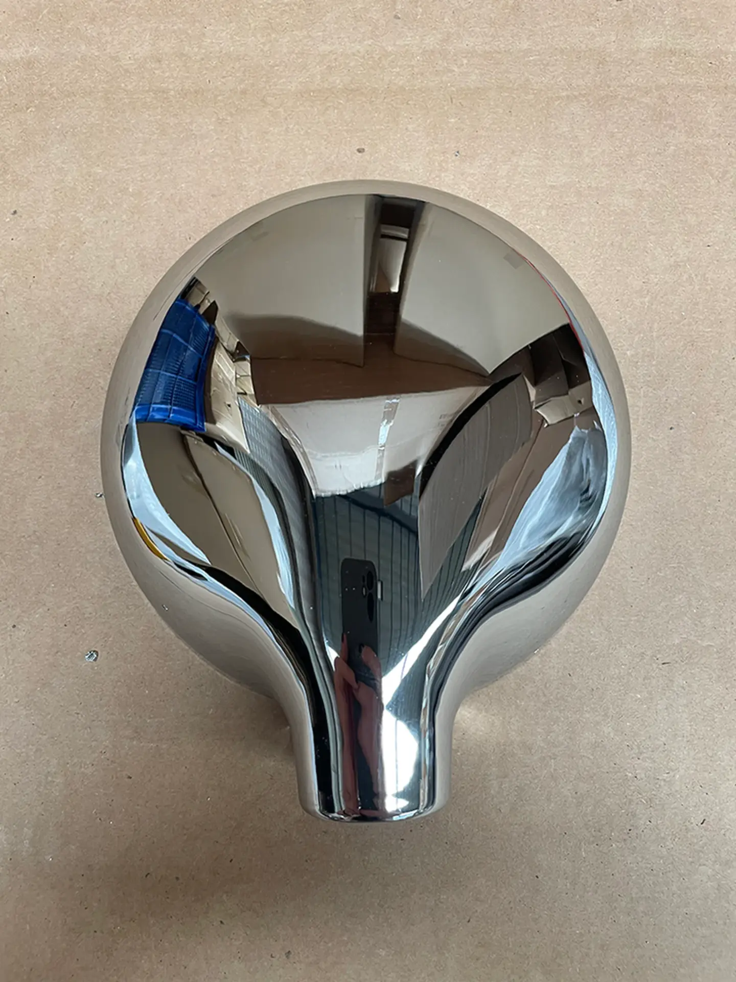 Chrome Plastic Mirror / Mirror Cover for Mitsubishi Canter 2007
