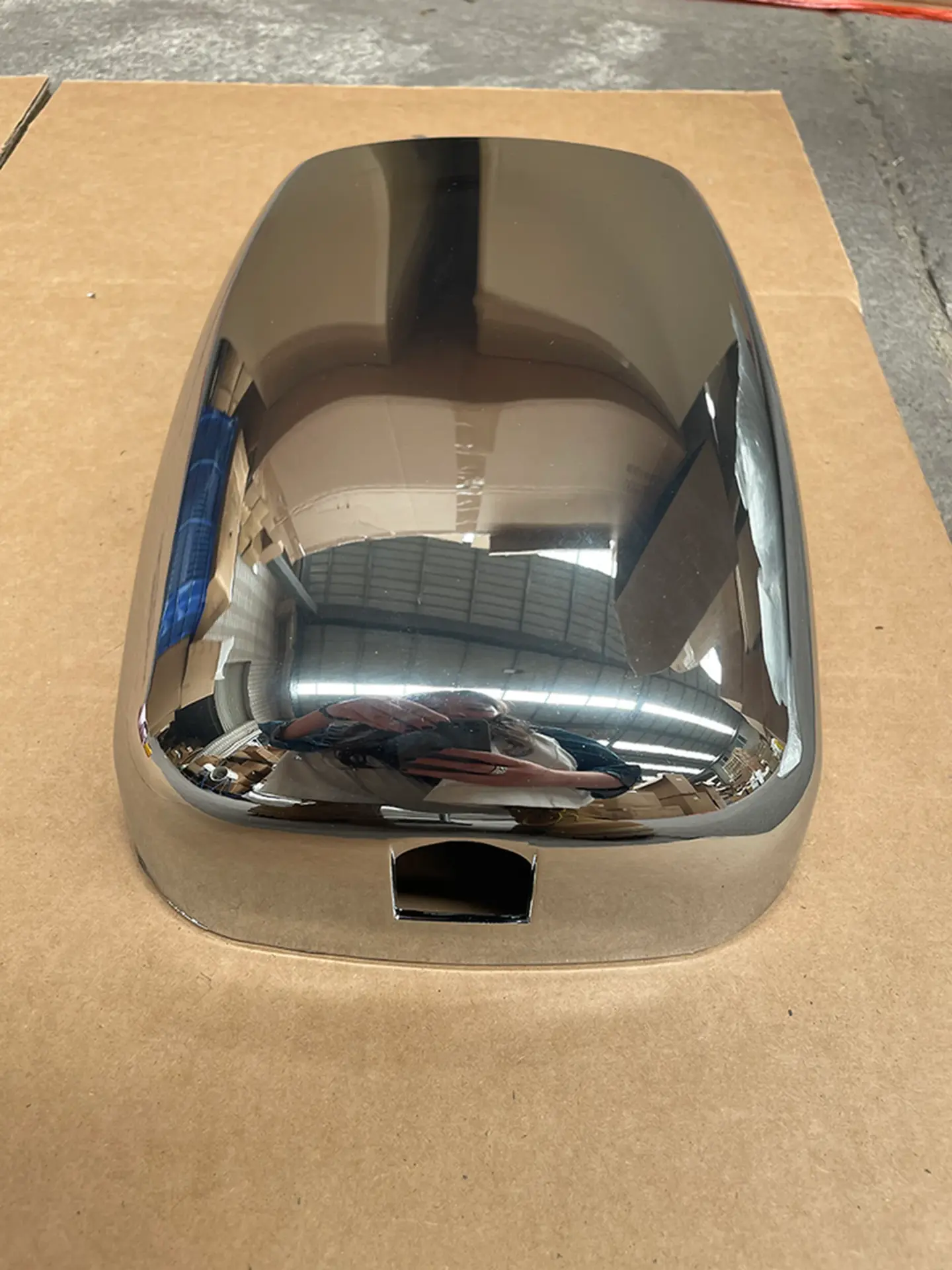 Chrome Plastic Mirror / Mirror Cover for Isuzu NPR 100P