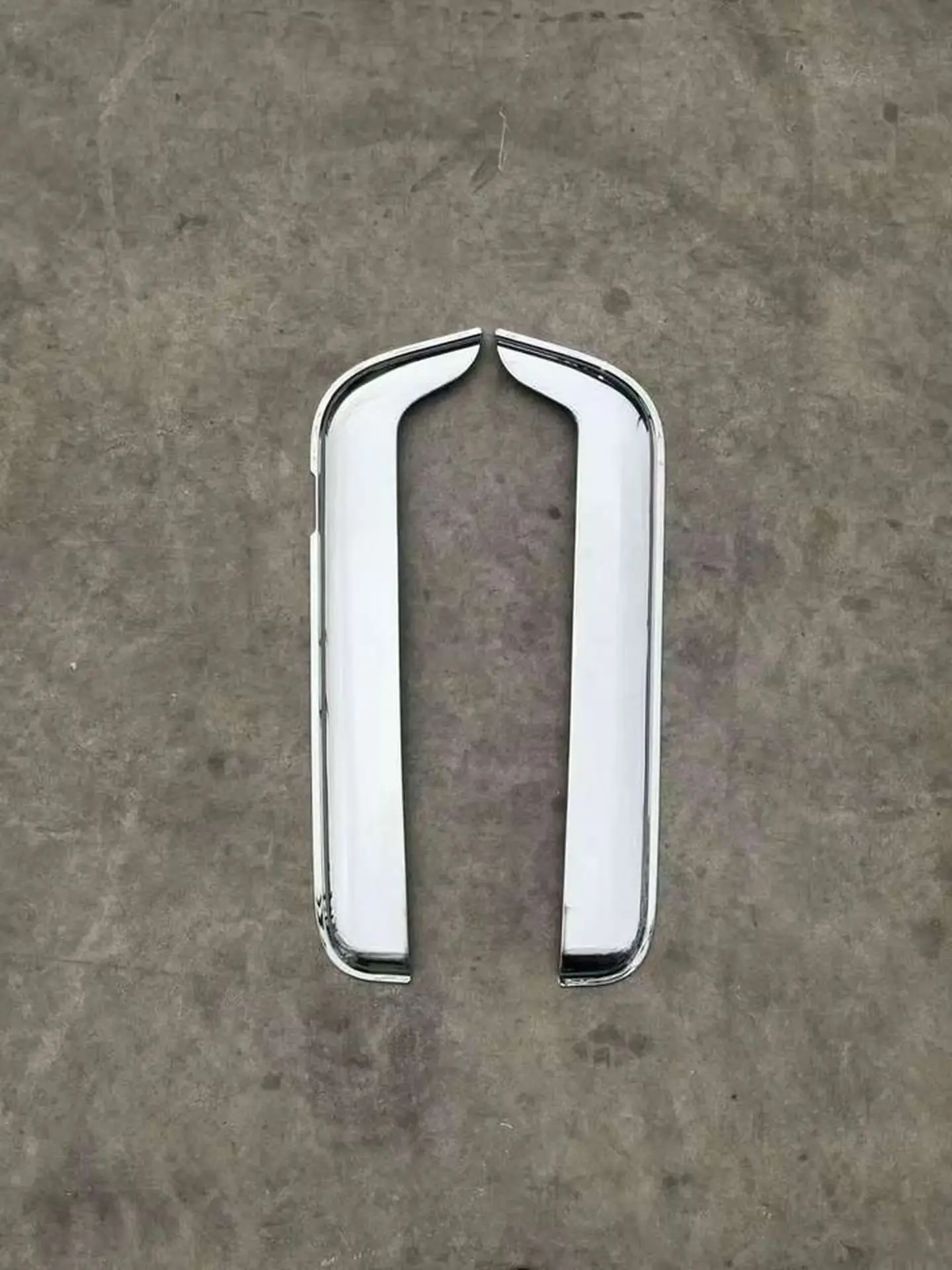 80*27CM Chrome / Black Plastic Rain Shield / Visor for Hino Mega 700