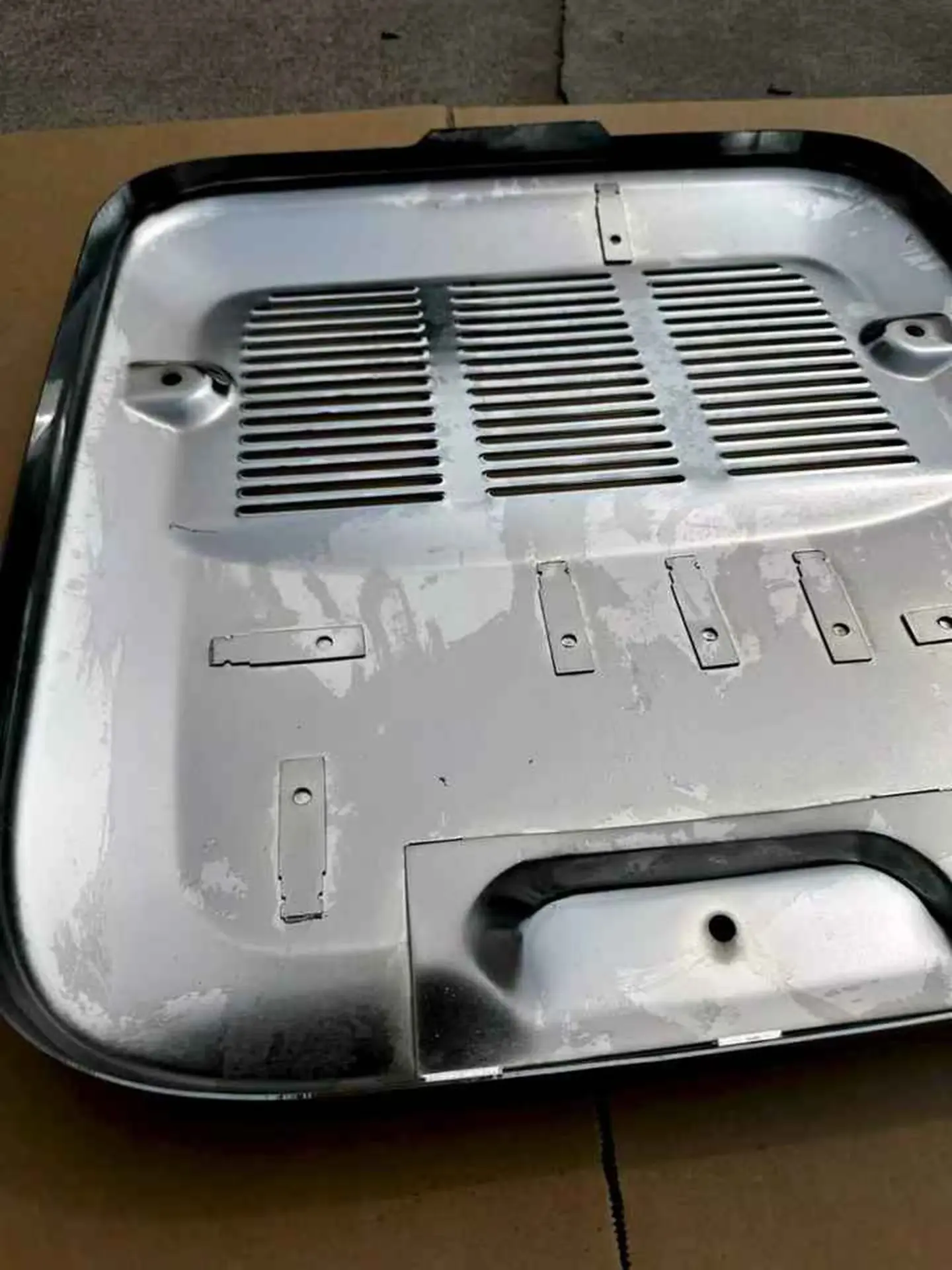 Chrome Metal / Iron Muffler Cover for Hino Mega 700