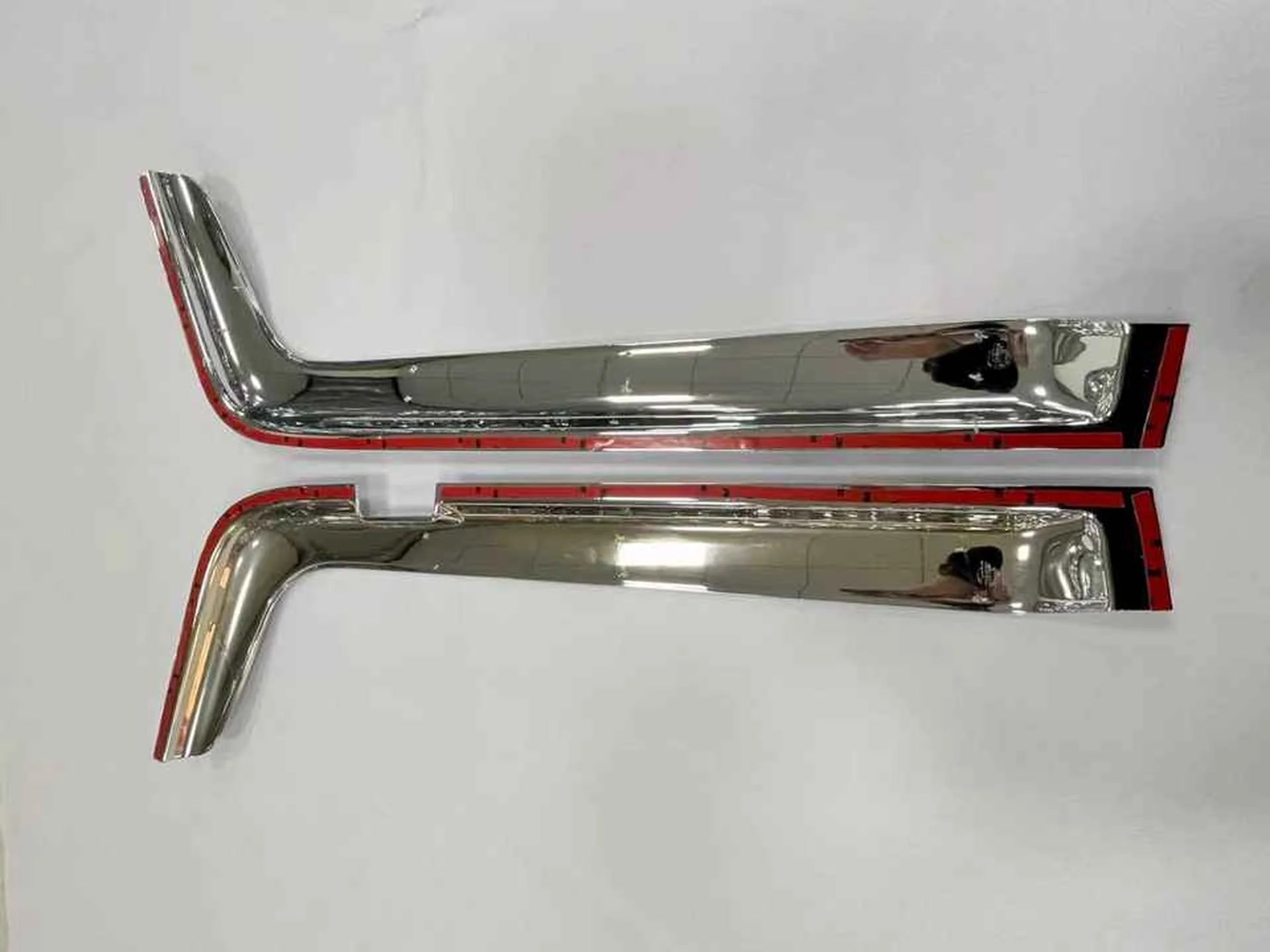 96CM Chrome / Black Plastic Rain Shield / Visor for Hino Profia