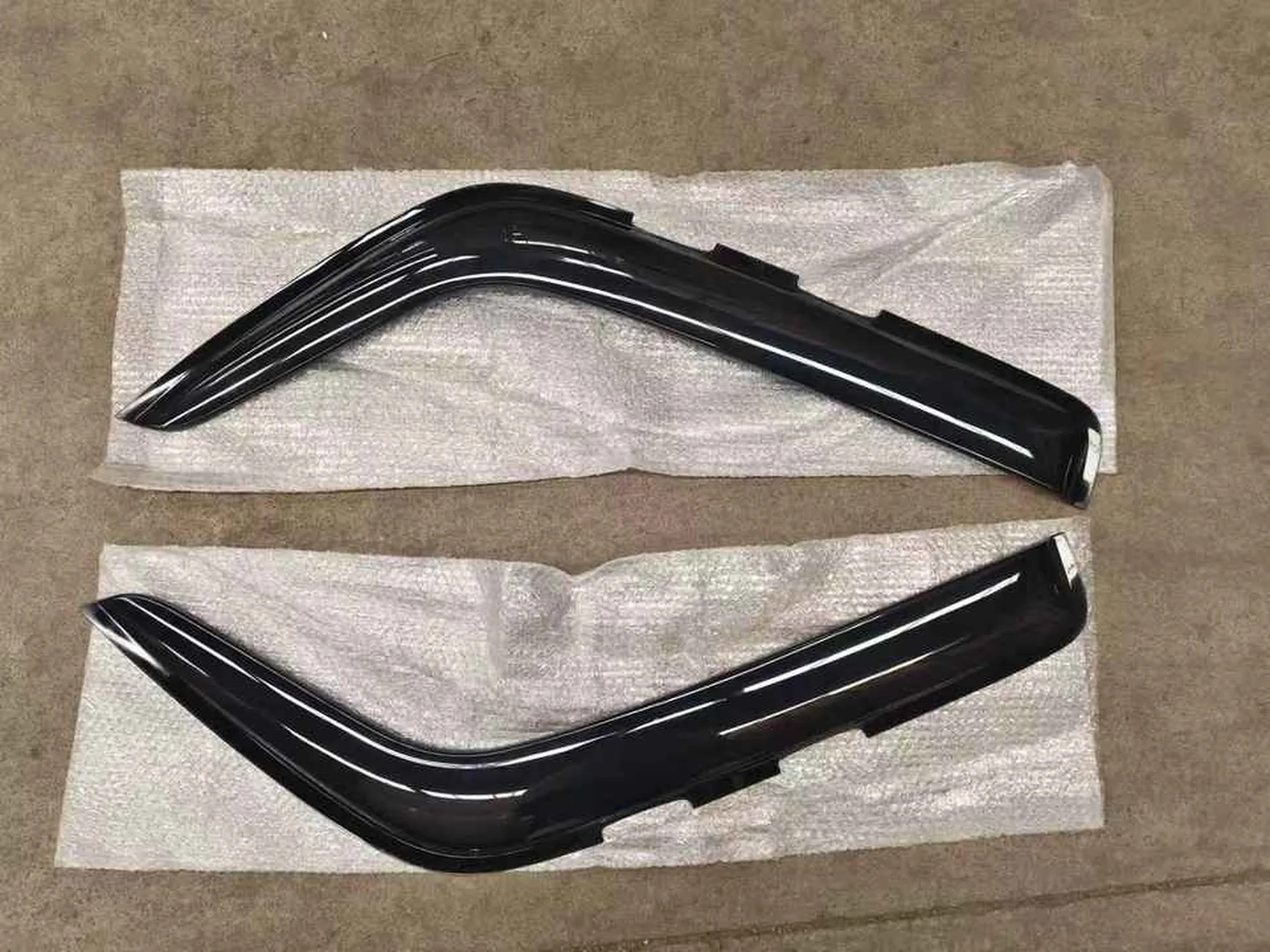 Chrome / Black Plastic Rain Shield / Visor for Hino 300 Dutro