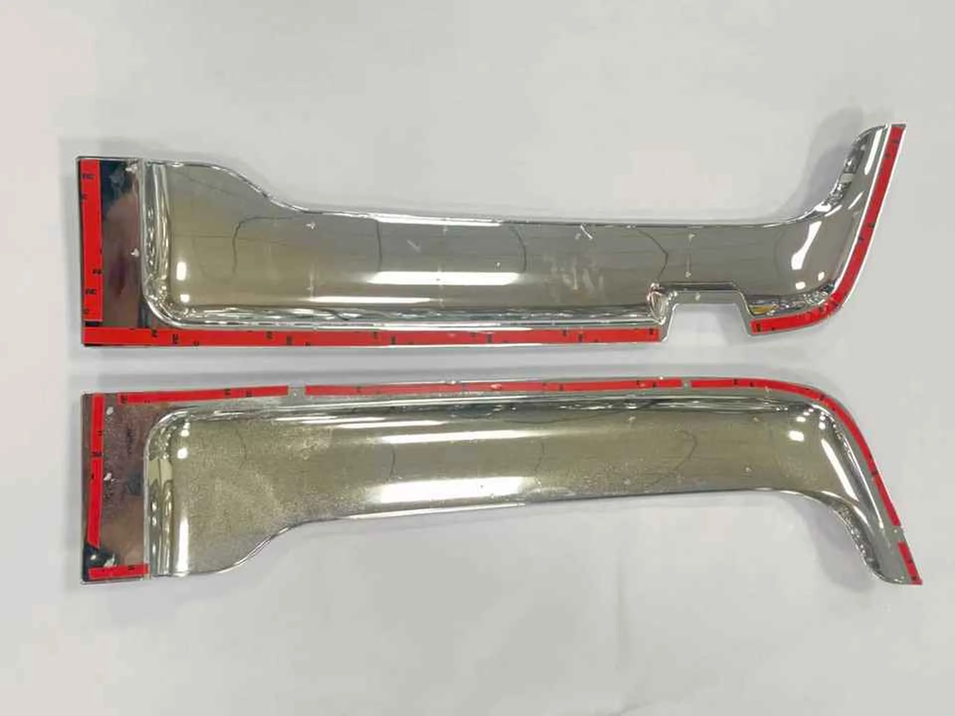 Chrome Plastic Rain Shield / Visor for Isuzu Giga 2010-2012