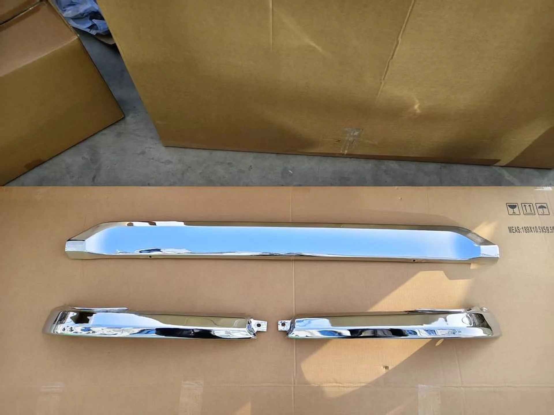 Chrome Plastic Bumper for Mitsubishi Fuso F420