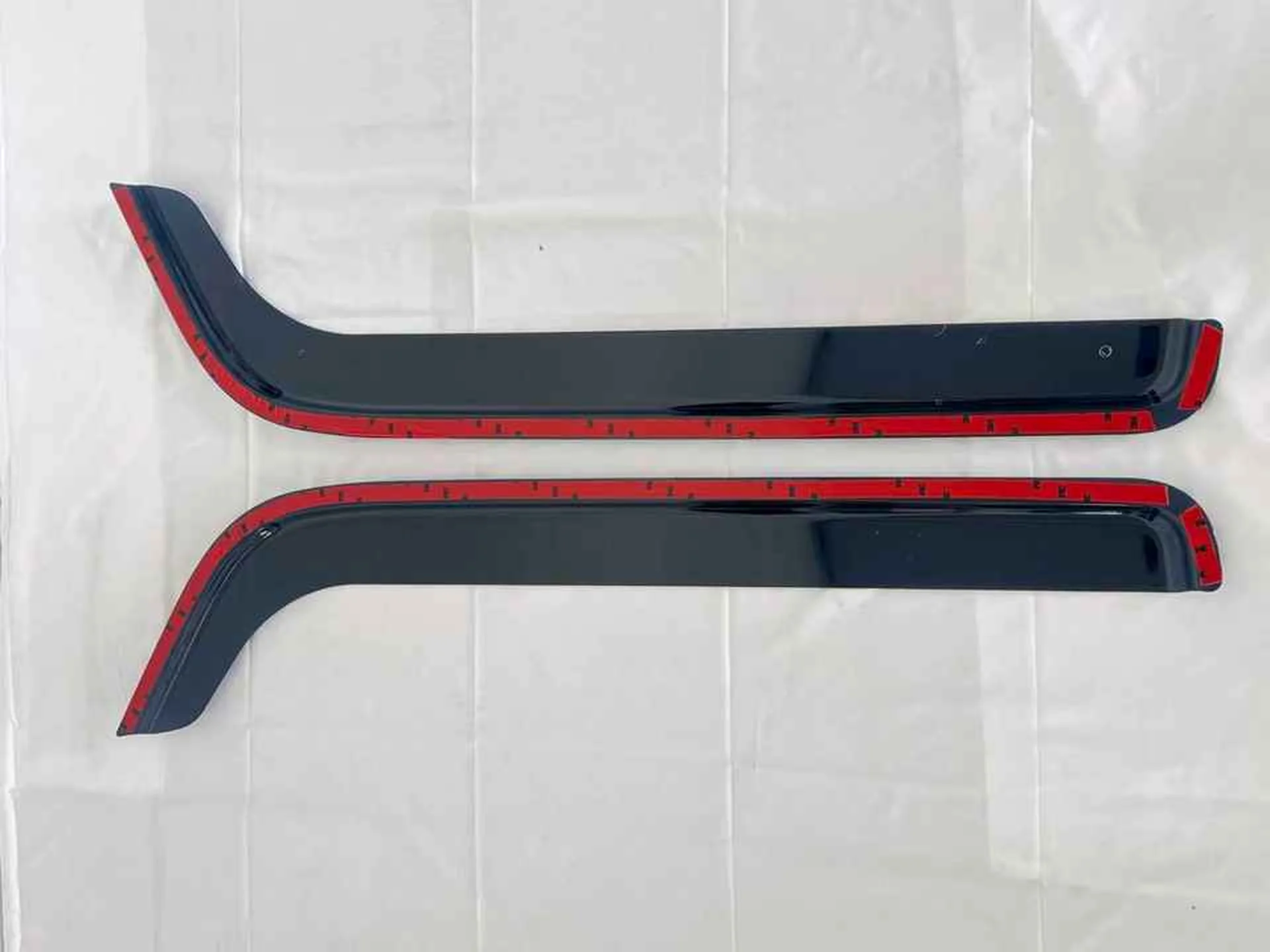 84*24CM Chrome / Black Plastic Rain Shield / Visor for Mitsubishi Canter 2007