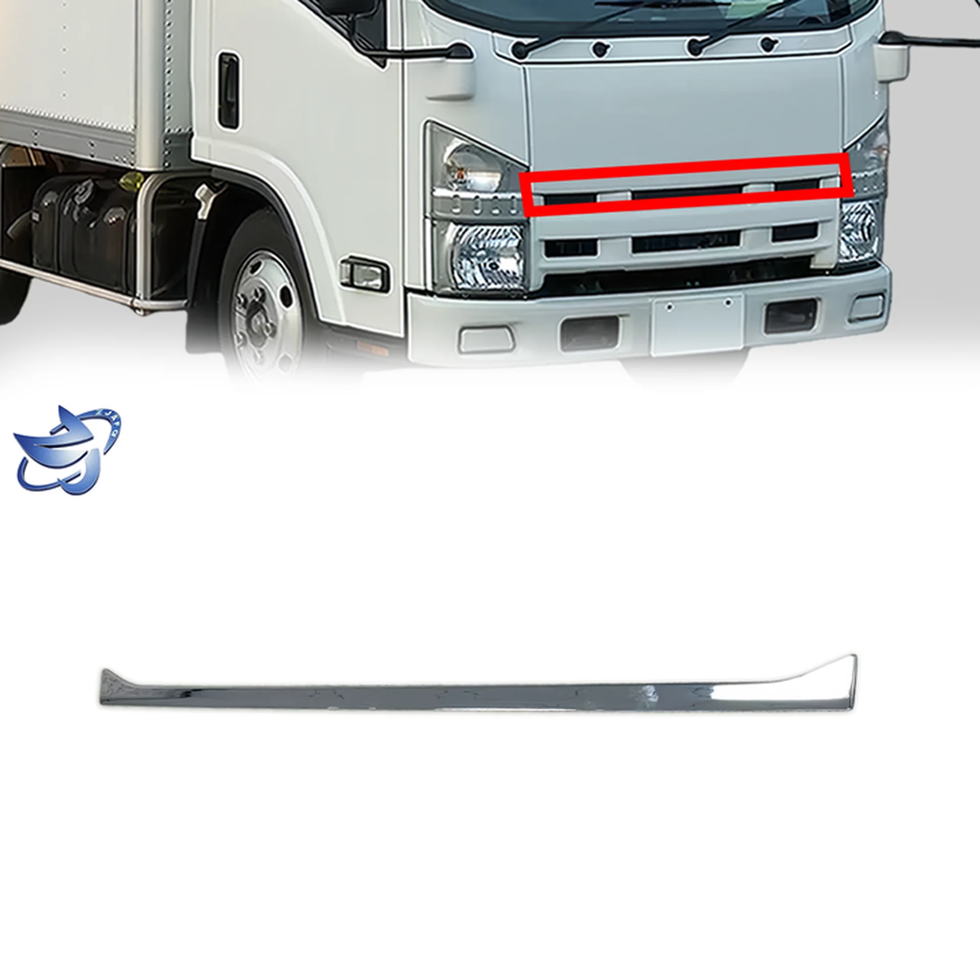 115/135CM Chrome Plastic Front Panel / Garnish for Isuzu NPR 700P