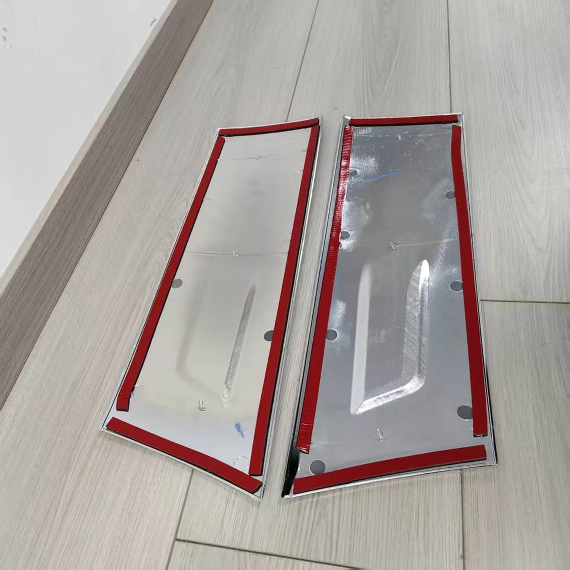 Chrome Plastic Door / Window Trim for Mitsubishi Canter 2007