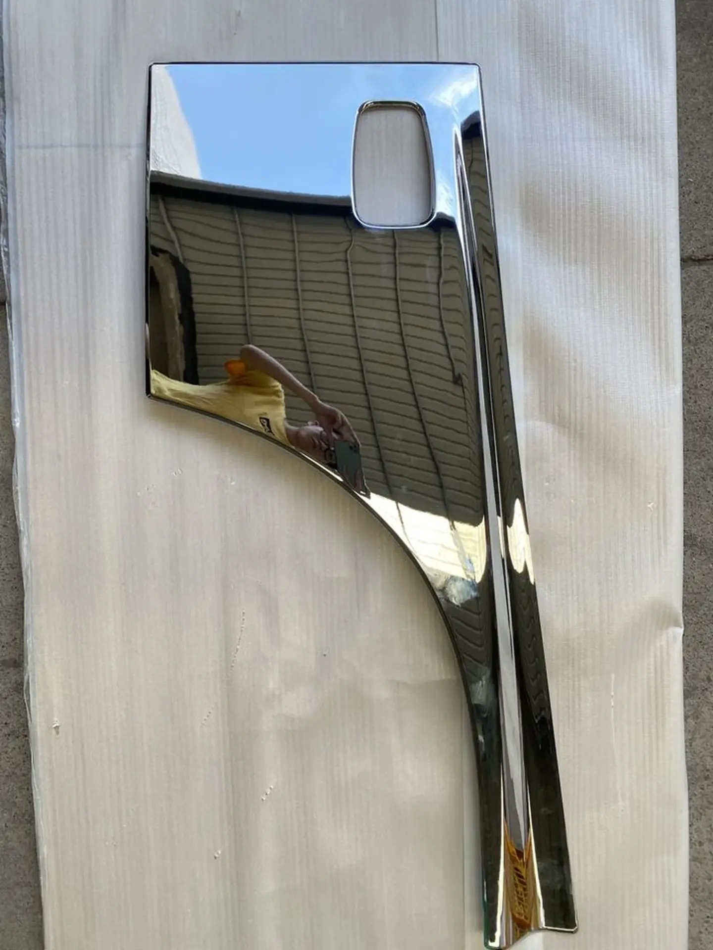 Chrome Plastic Door / Window Trim for Hino Mega 700
