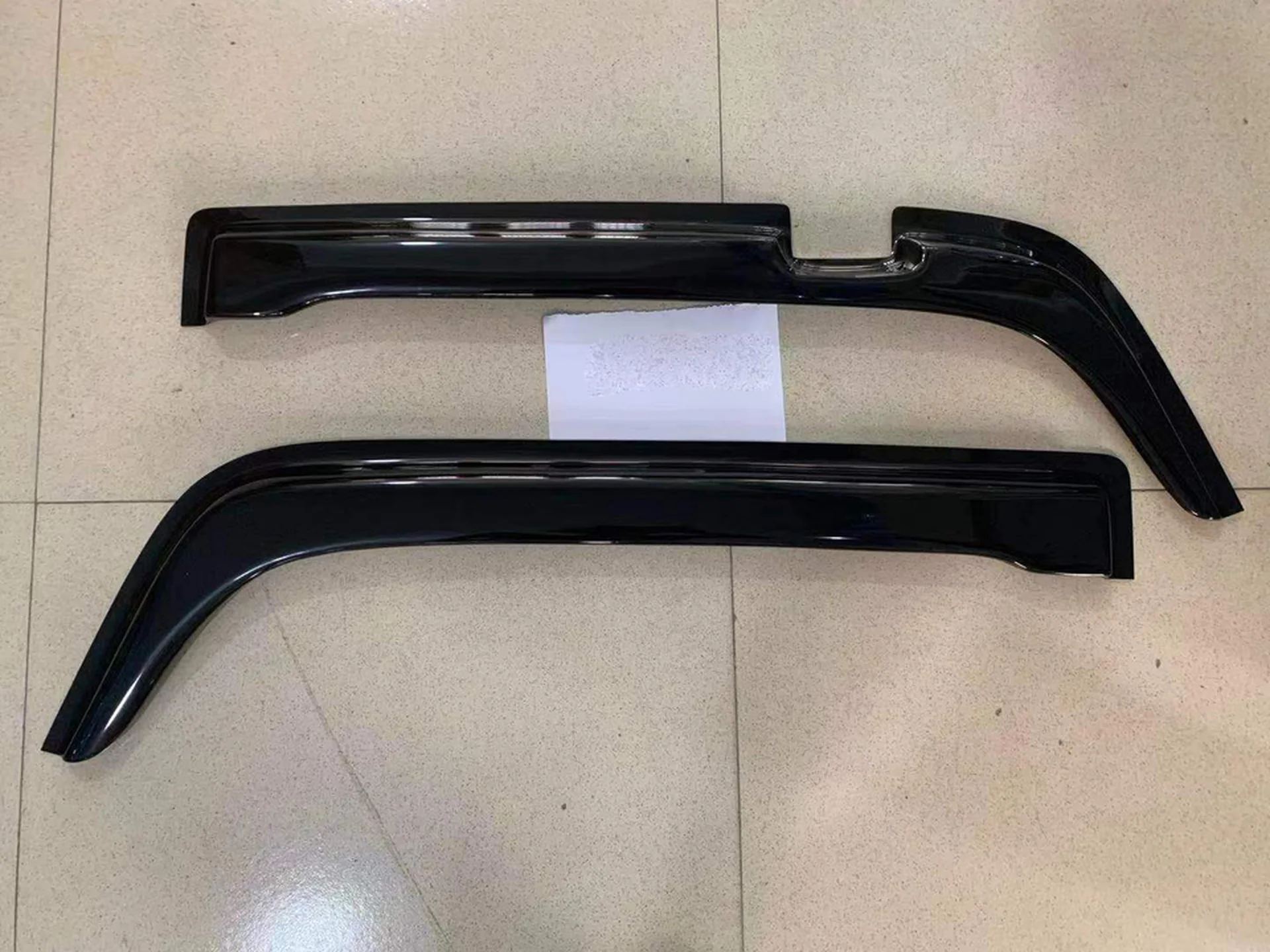 Chrome Plastic Rain Shield / Visor for Mitsubishi FN627 / FM617