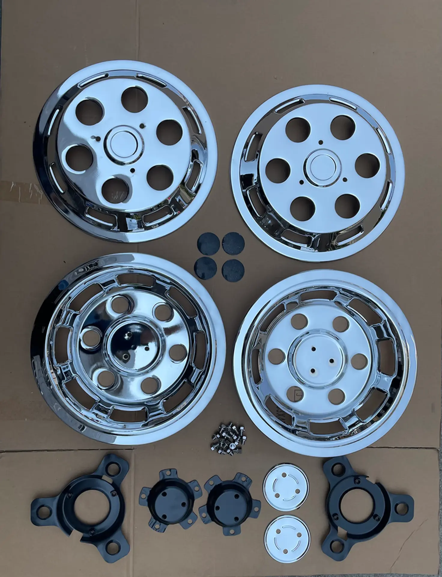Chrome Stainless Steel / Metal Wheel Cover for Mitsubishi