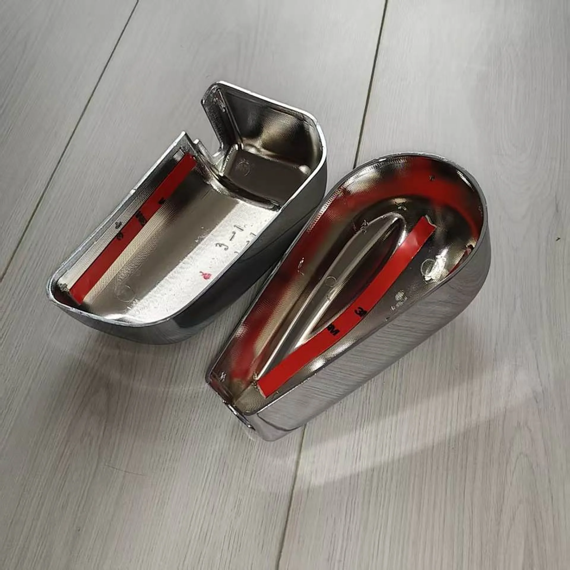Chrome Plastic Mirror / Mirror Cover for Hino Dominator 500 / New 500