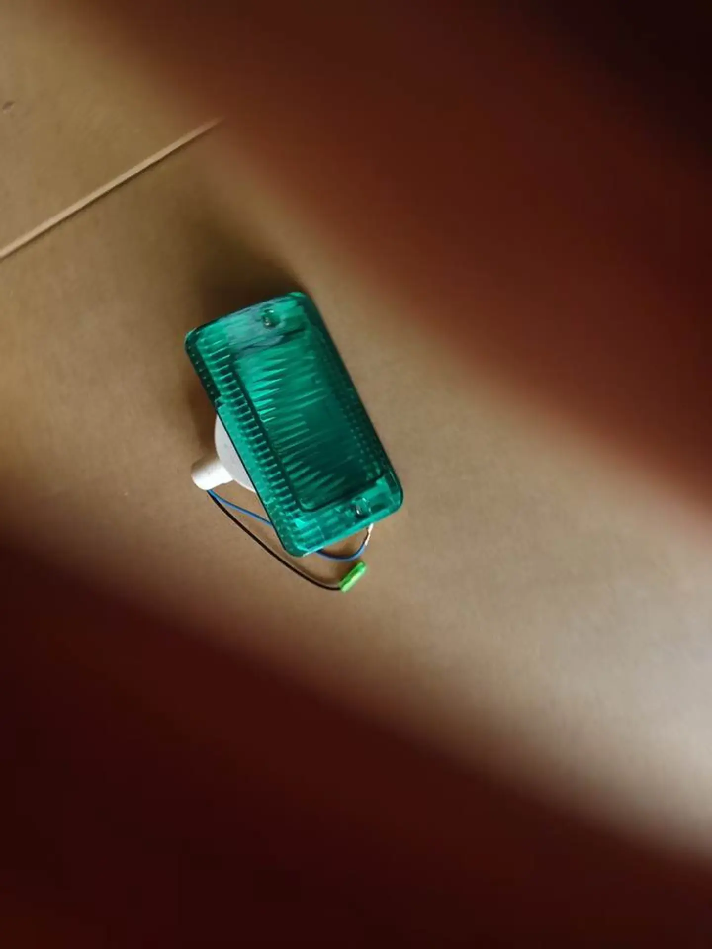 17*10CM Green Plastic Side Marker Lamp for Hino Profia