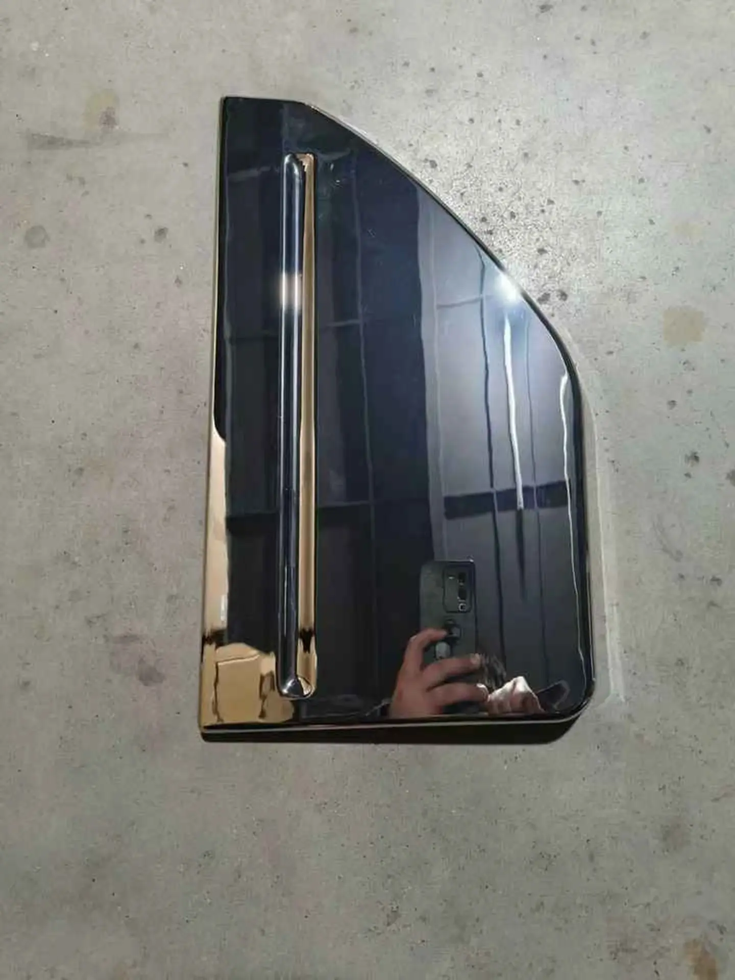 Chrome / White Plastic Step Panel for Hino FM3M / FM2K
