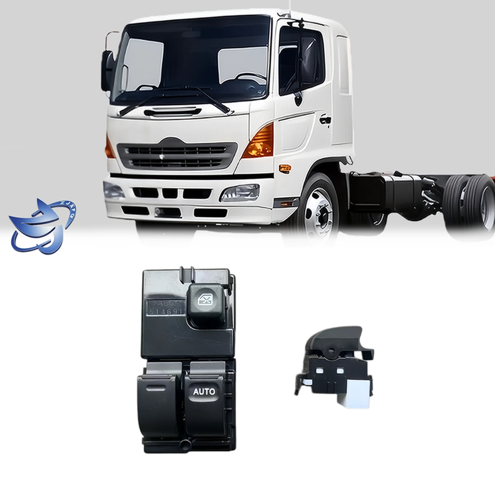 Black Plastic Dashboard / Switch for Hino Mega 500